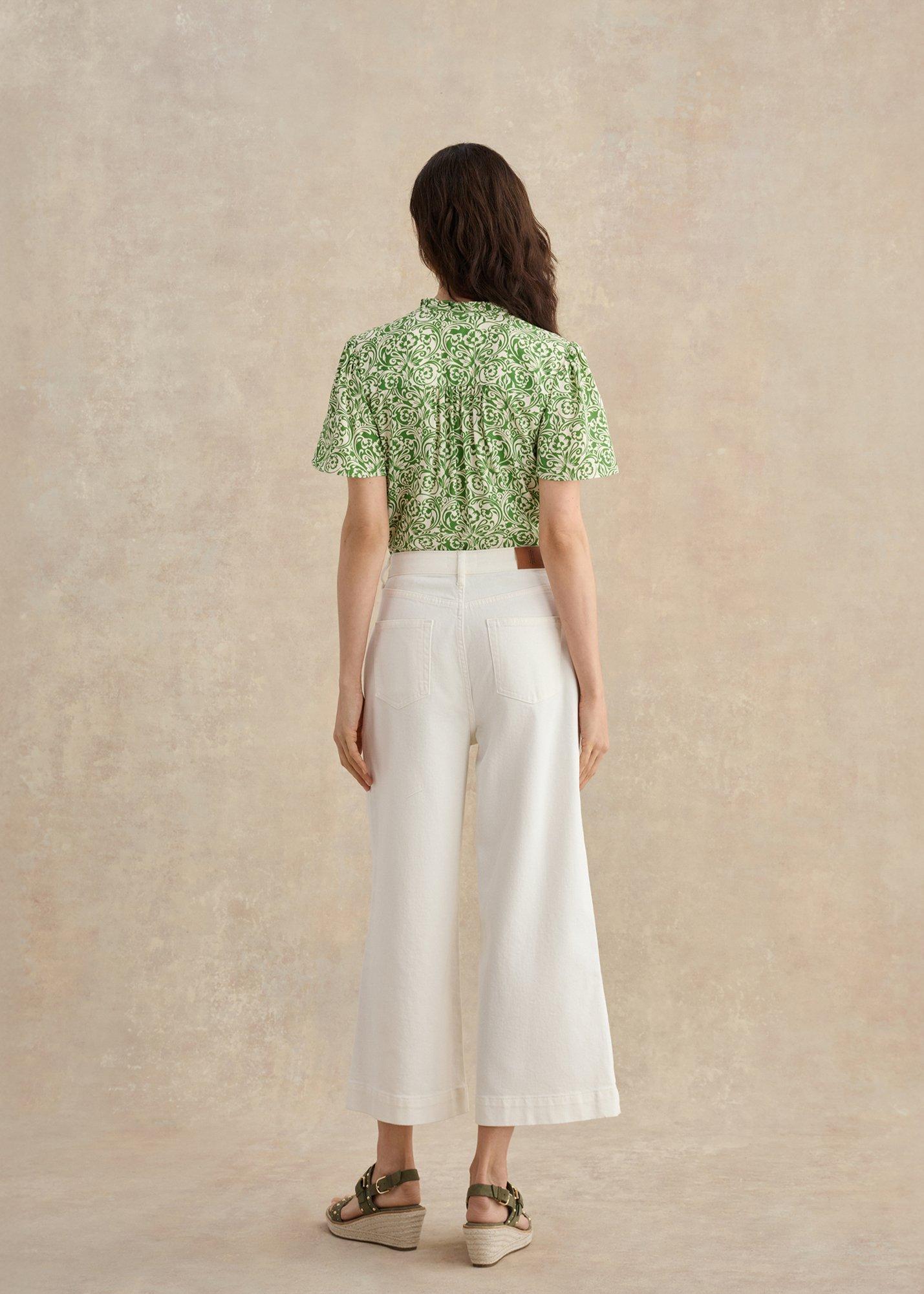 Brinley Crop Jeans, Off White, hi-res