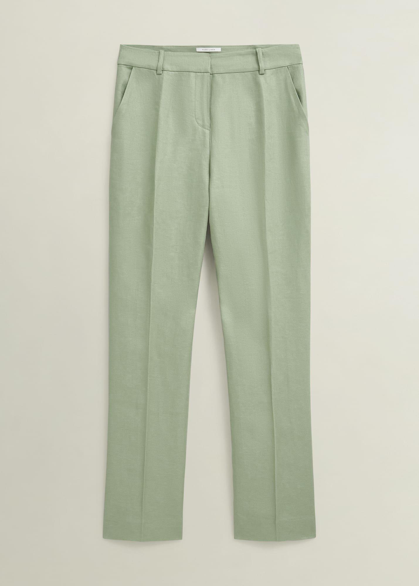 Marietta Linen Straight Trousers