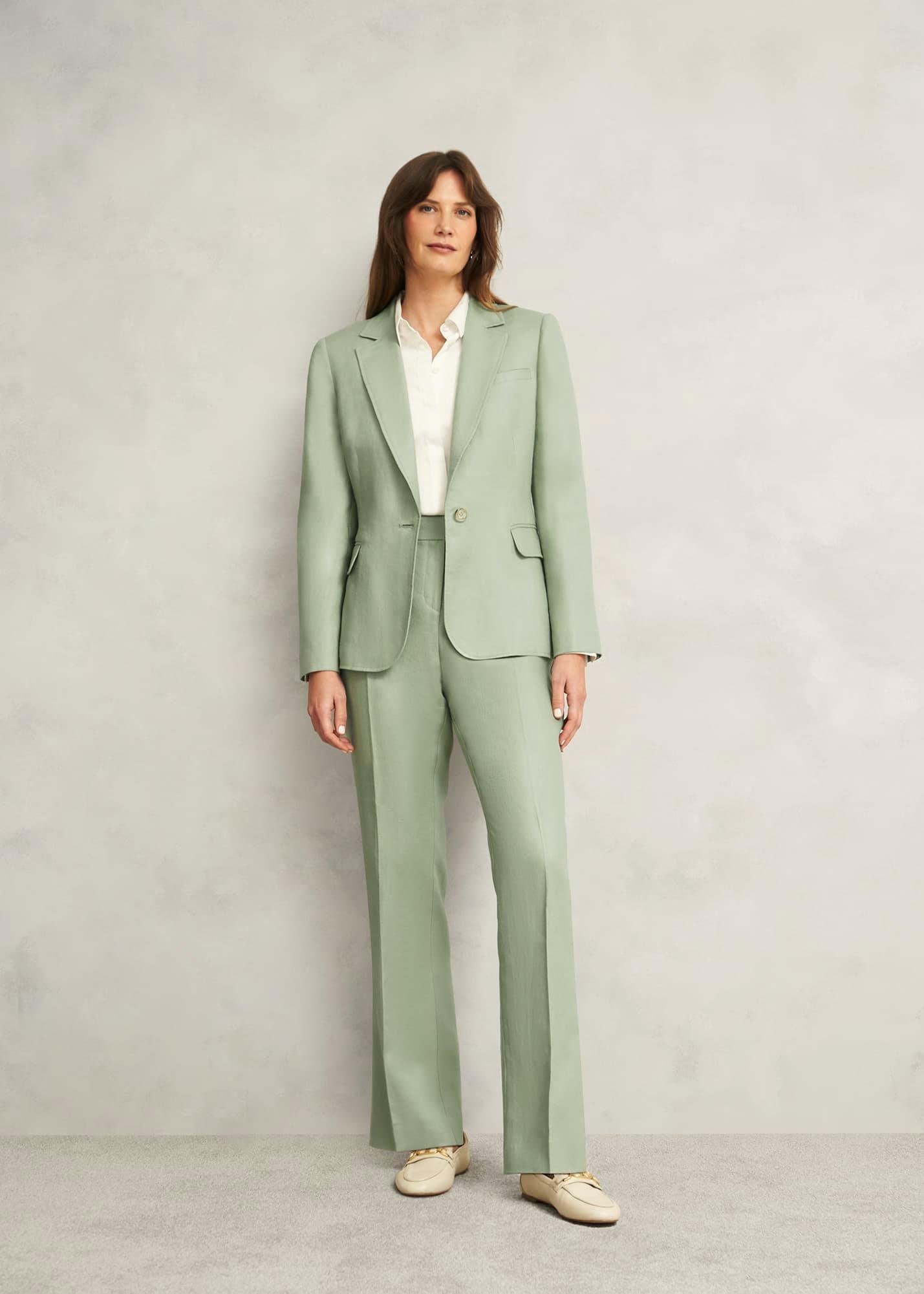 Marietta Linen Straight Trousers