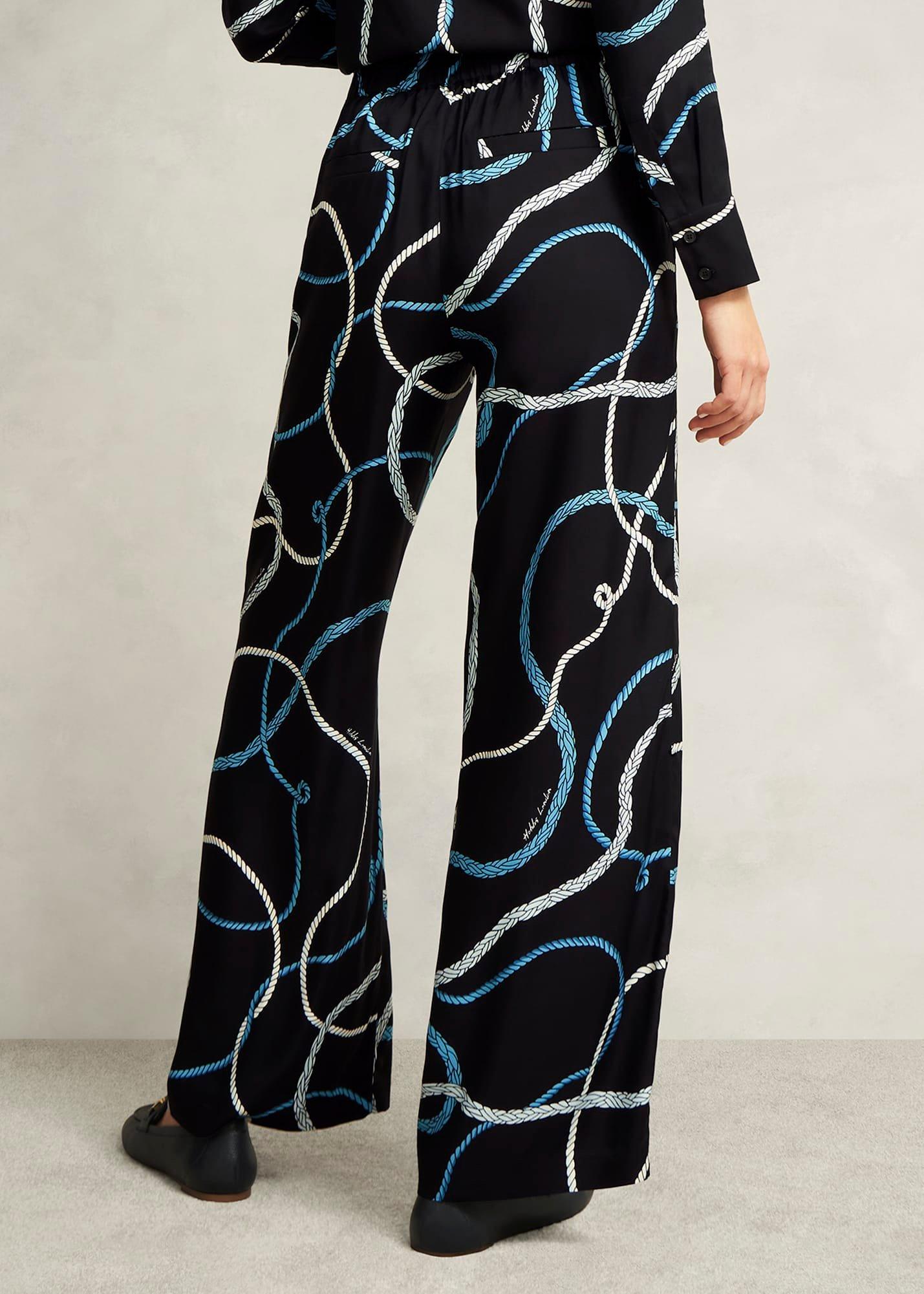 Raya Trousers, Navy Multi, hi-res