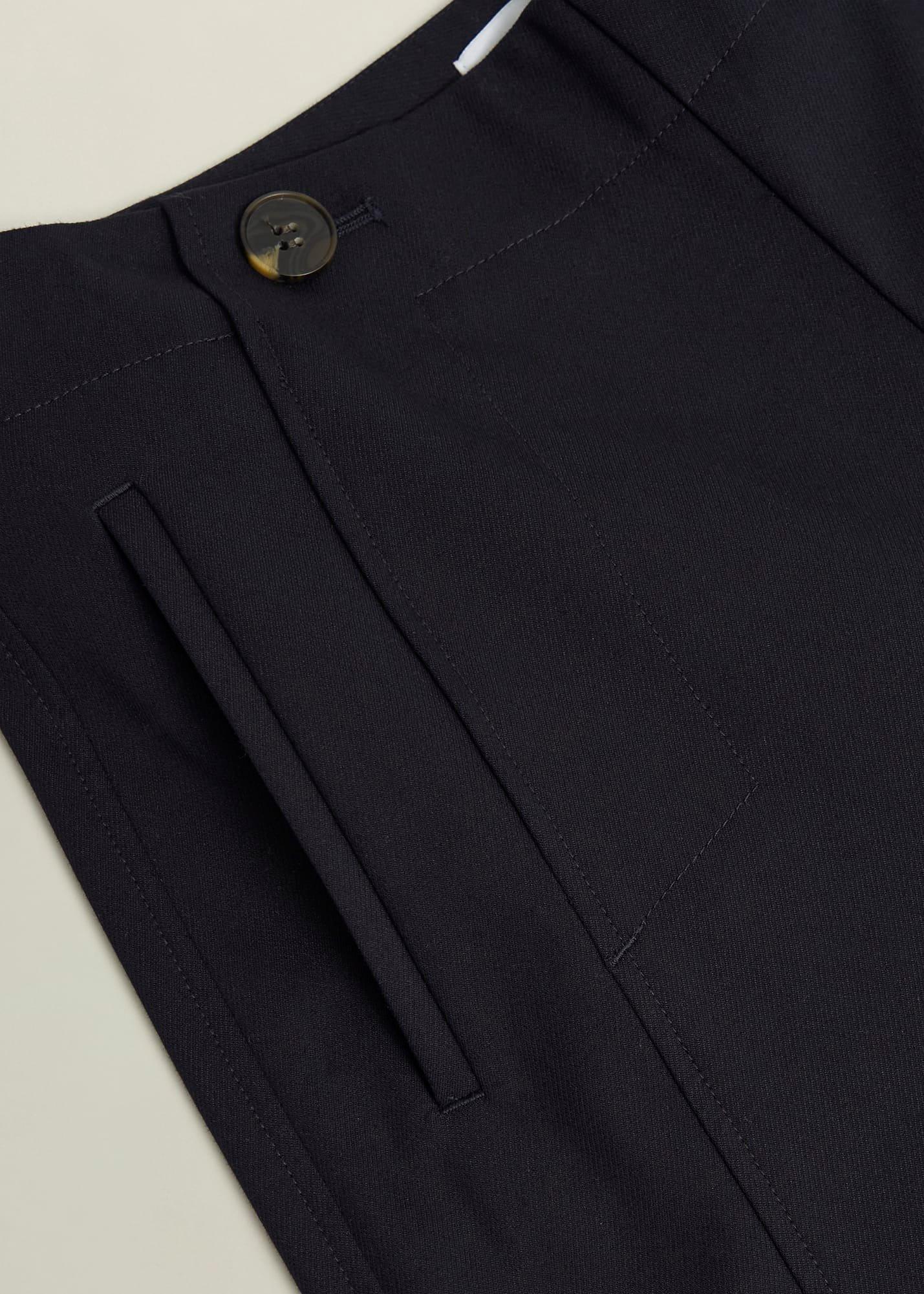 Petite Kimmi Crop Trousers, Navy, hi-res