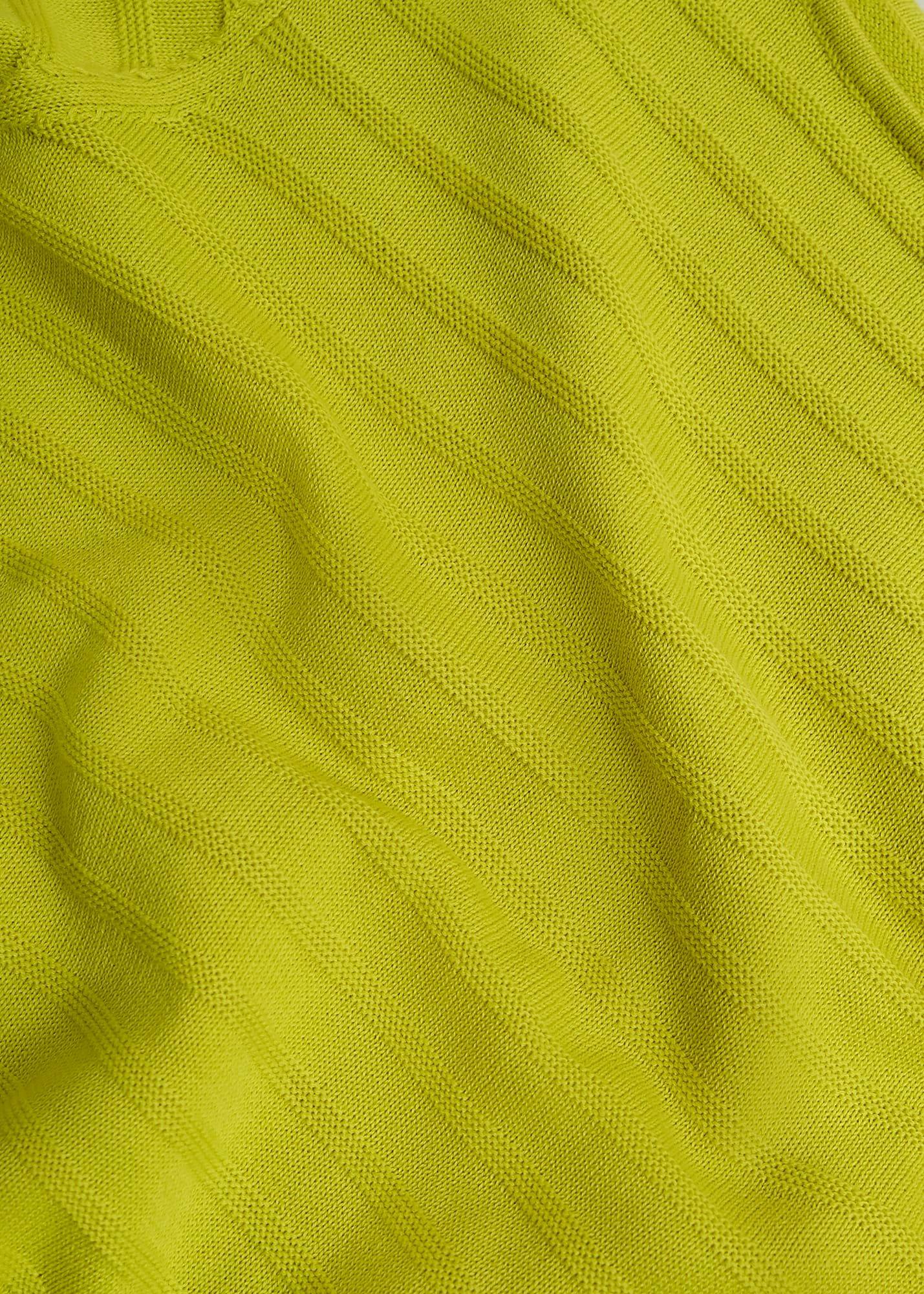 Nellie Cotton Sweater, Citrine Green, hi-res