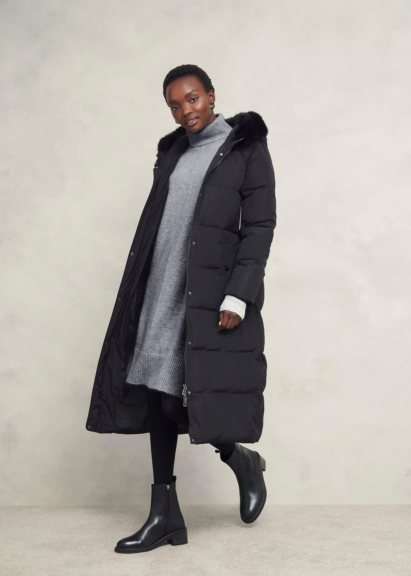 Nessa Knitted Dress With Alpaca, Mid Grey Marl, hi-res