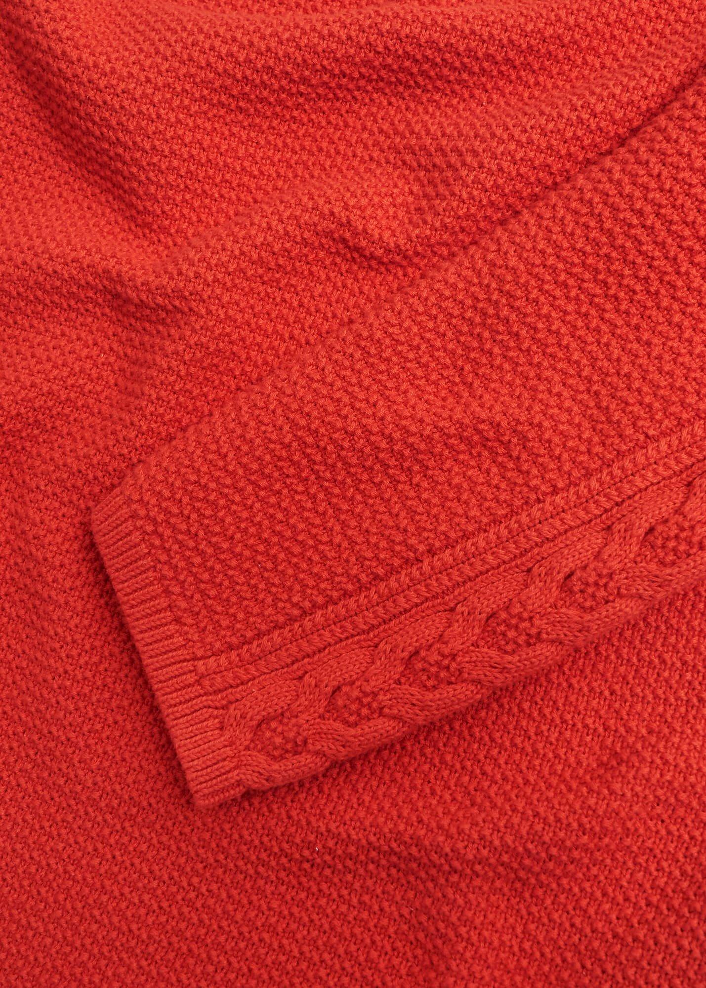 Camilla Cotton Jumper, Scarlet Red, hi-res