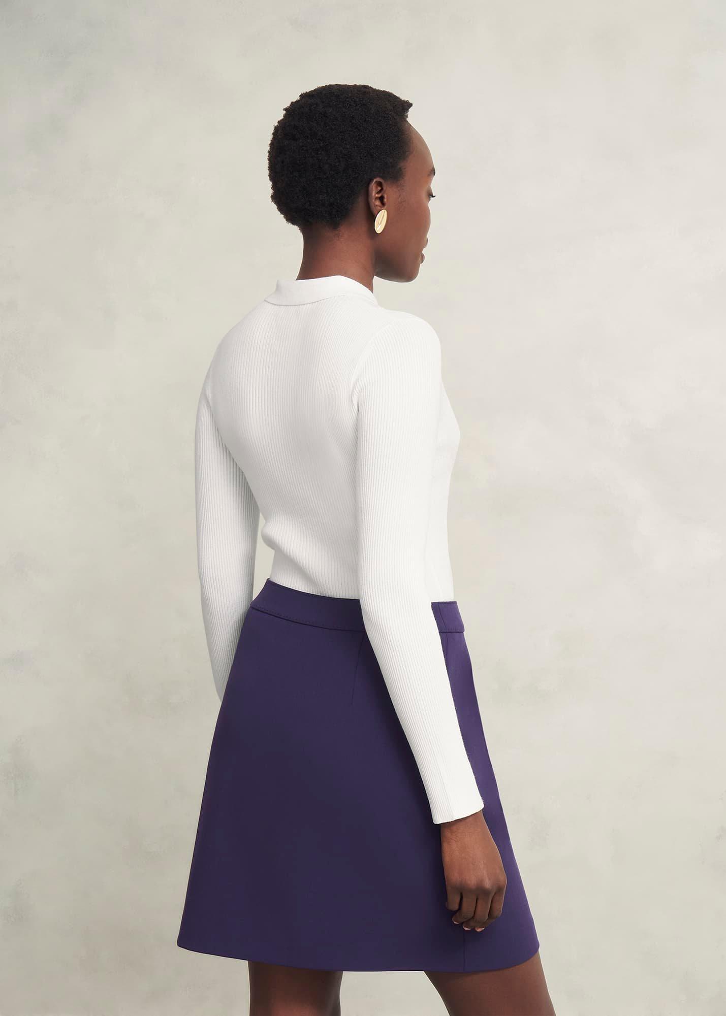 Sierra Knitted Shirt, Warm Ivory, hi-res