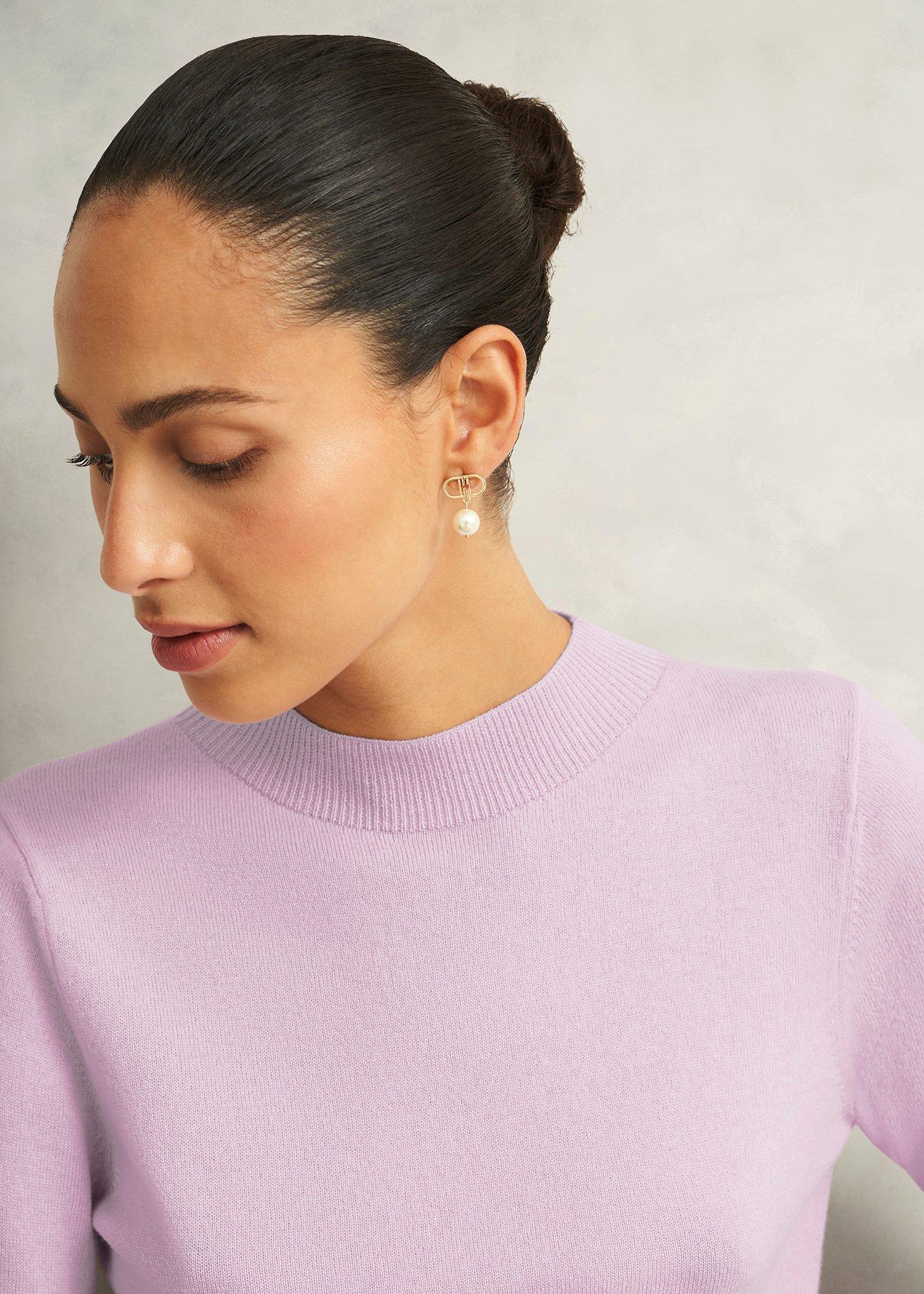 Indah Jumper With Cashmere, Dusted Pink, hi-res