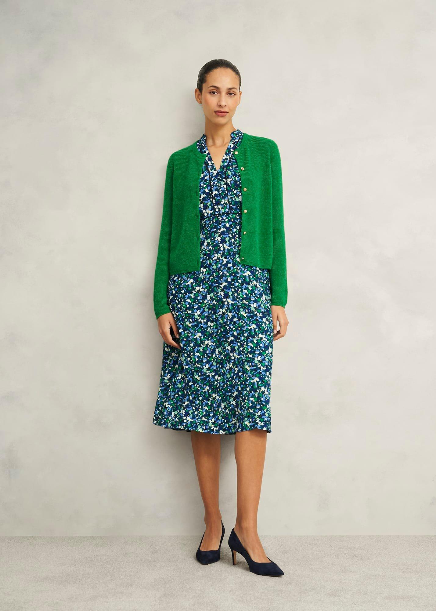 Jasmina Cardigan With Alpaca, Lush Green, hi-res