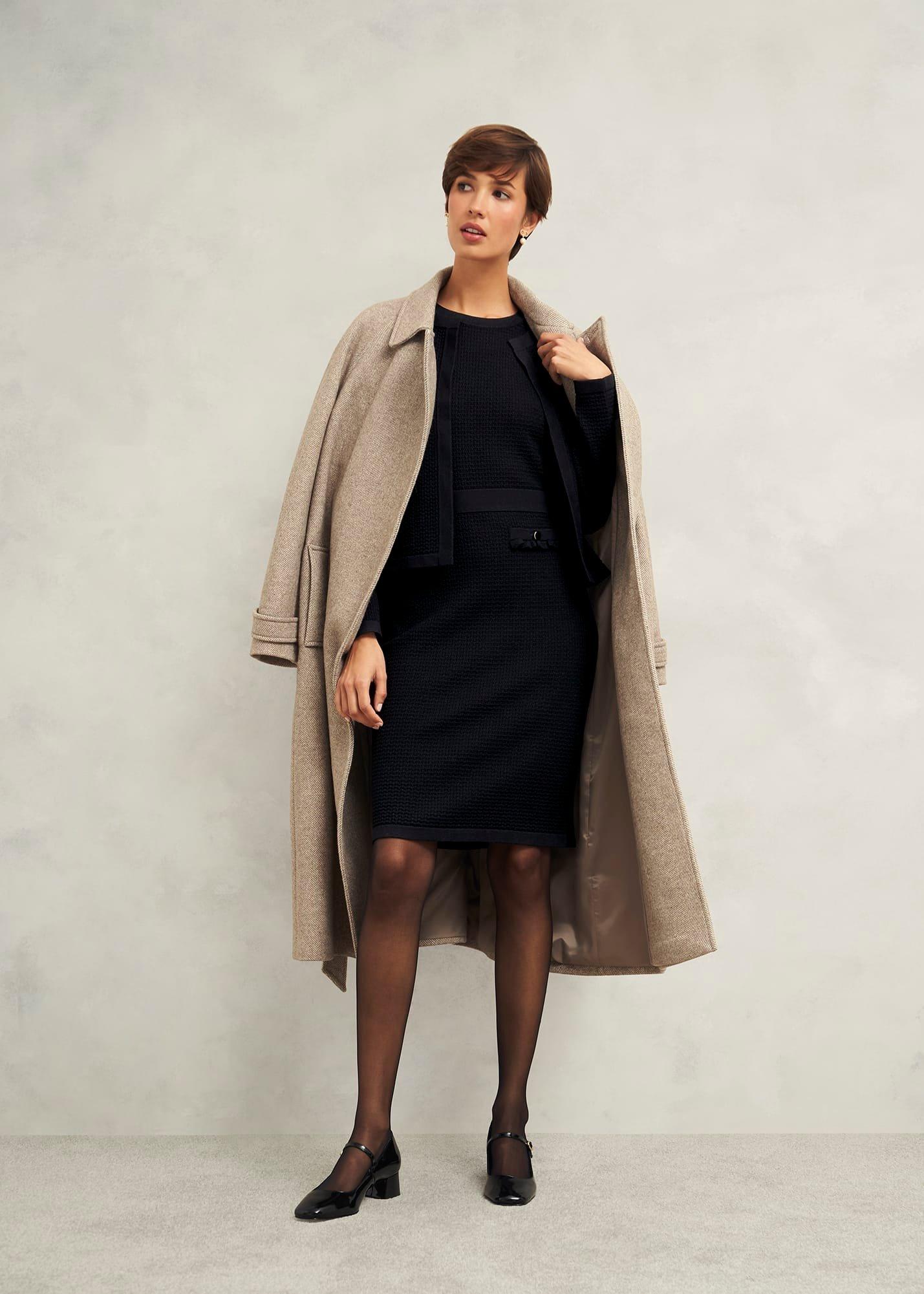 Petra Knitted Jacket, Black, hi-res