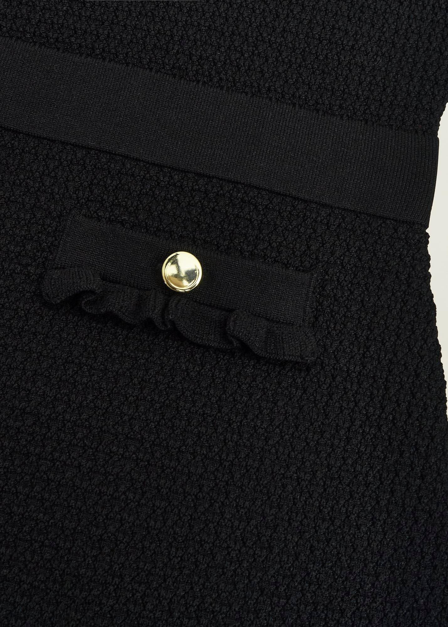 Petra Knitted Dress, Hobbs Black, hi-res