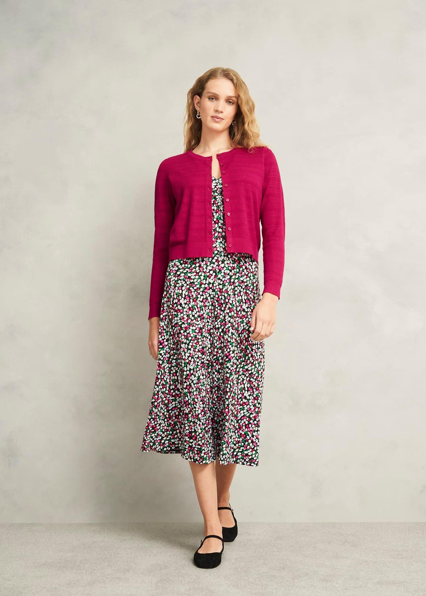 Robin Cardigan, Cerise Pink, hi-res
