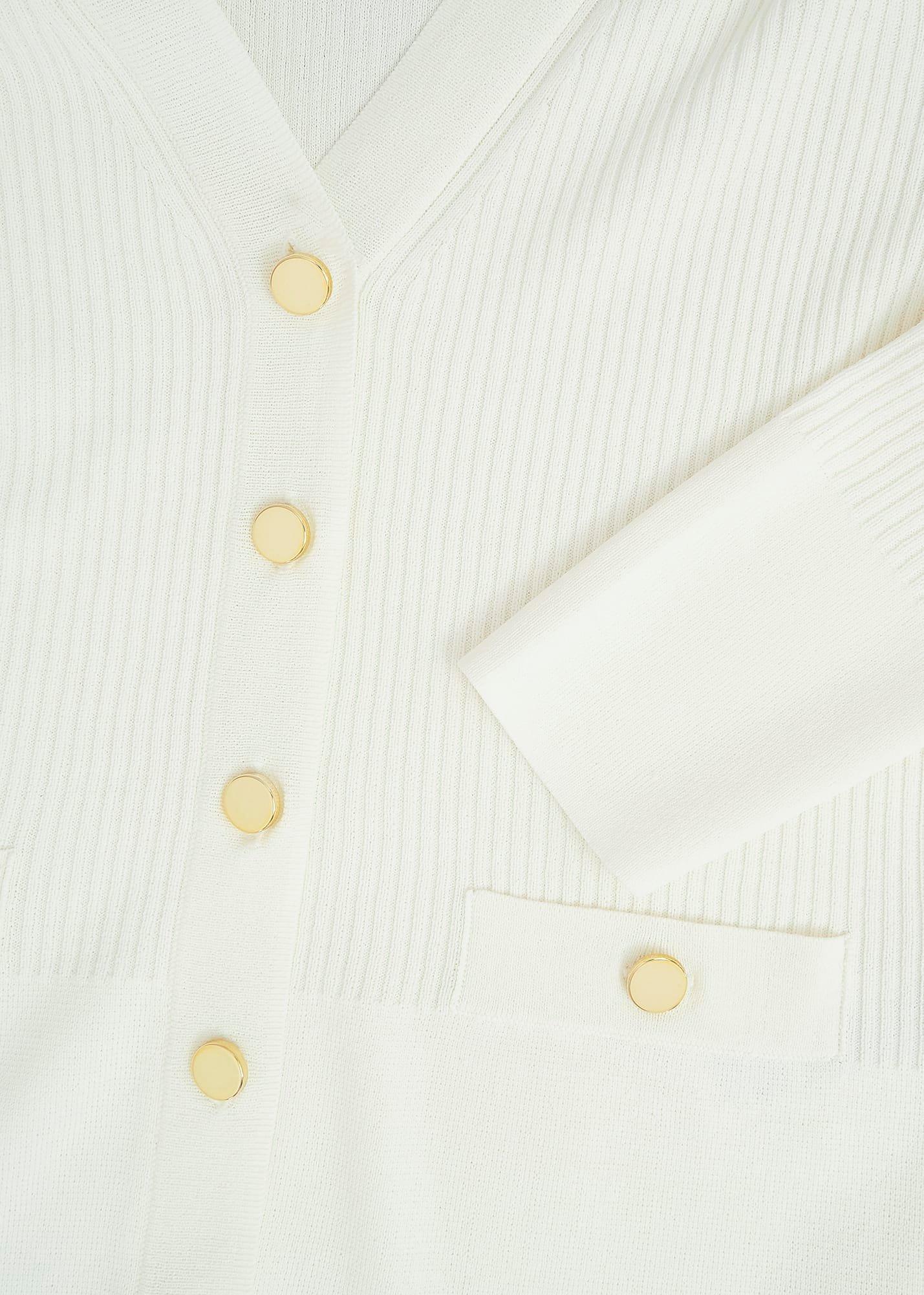 Aubrey Knitted Cardigan, Hobbs Ivory, hi-res