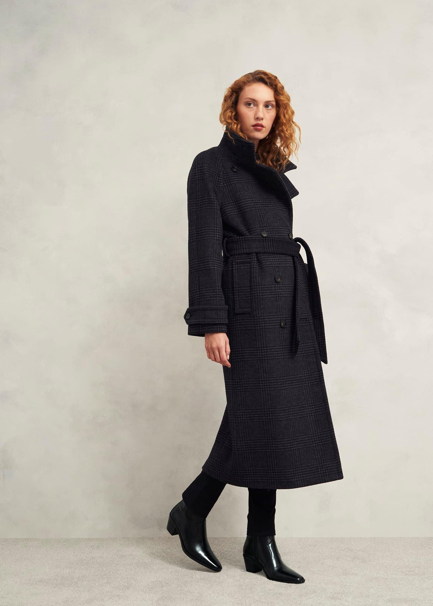 Frankie Leather Western Boots, Black, hi-res