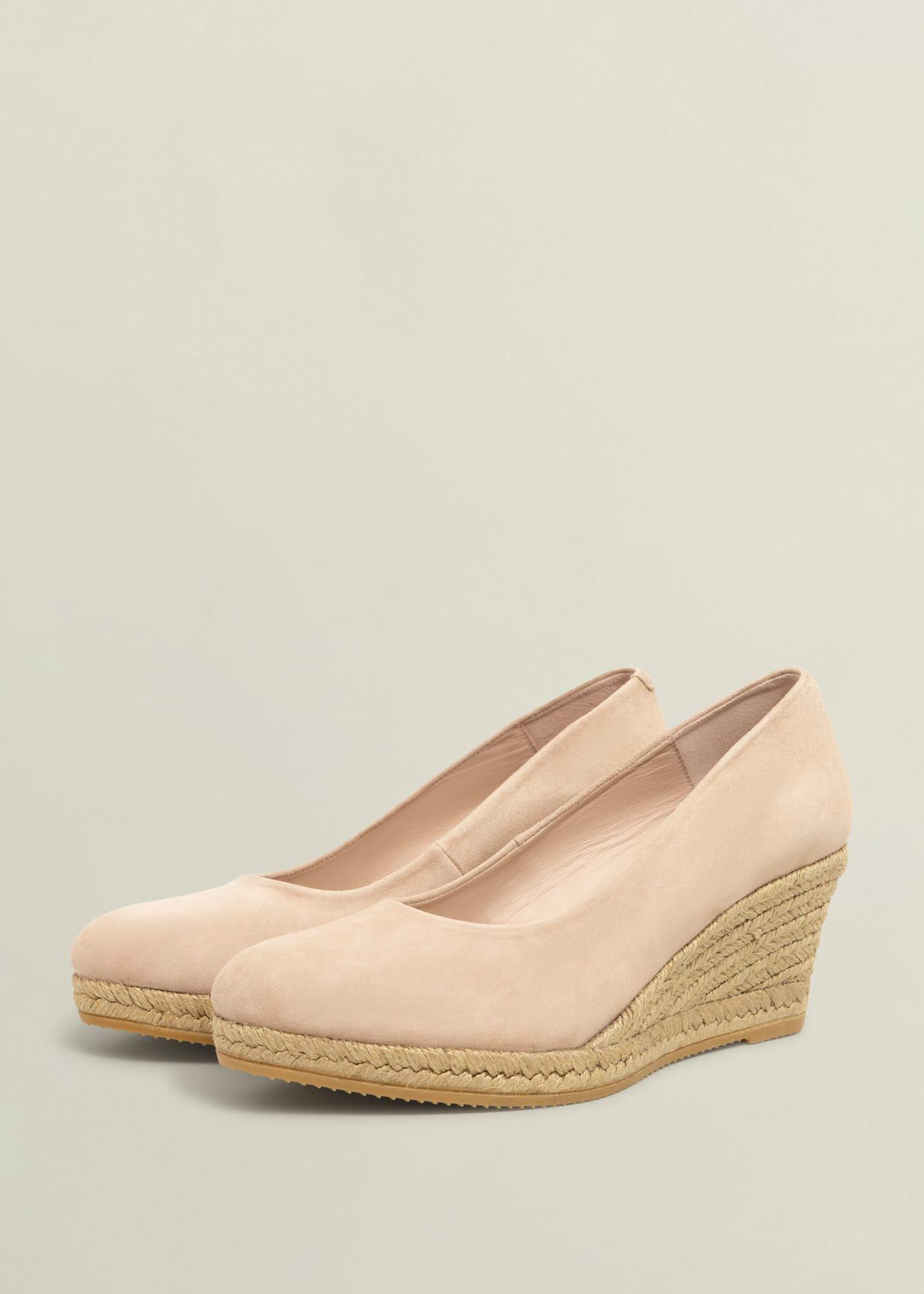 Anna Suede Espadrilles, Blush Pink, hi-res