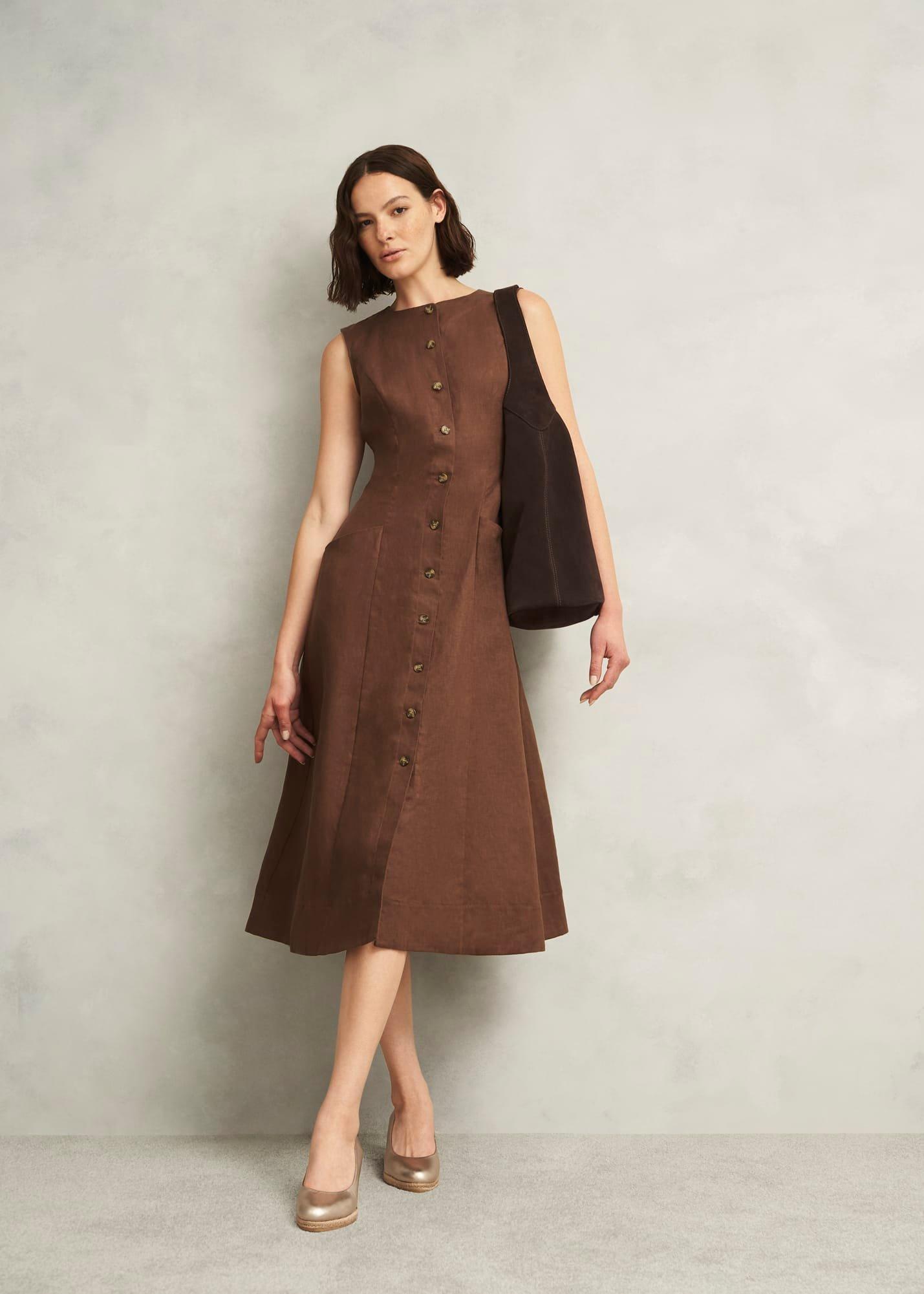 Anna Leather Espadrilles, Pewter, hi-res