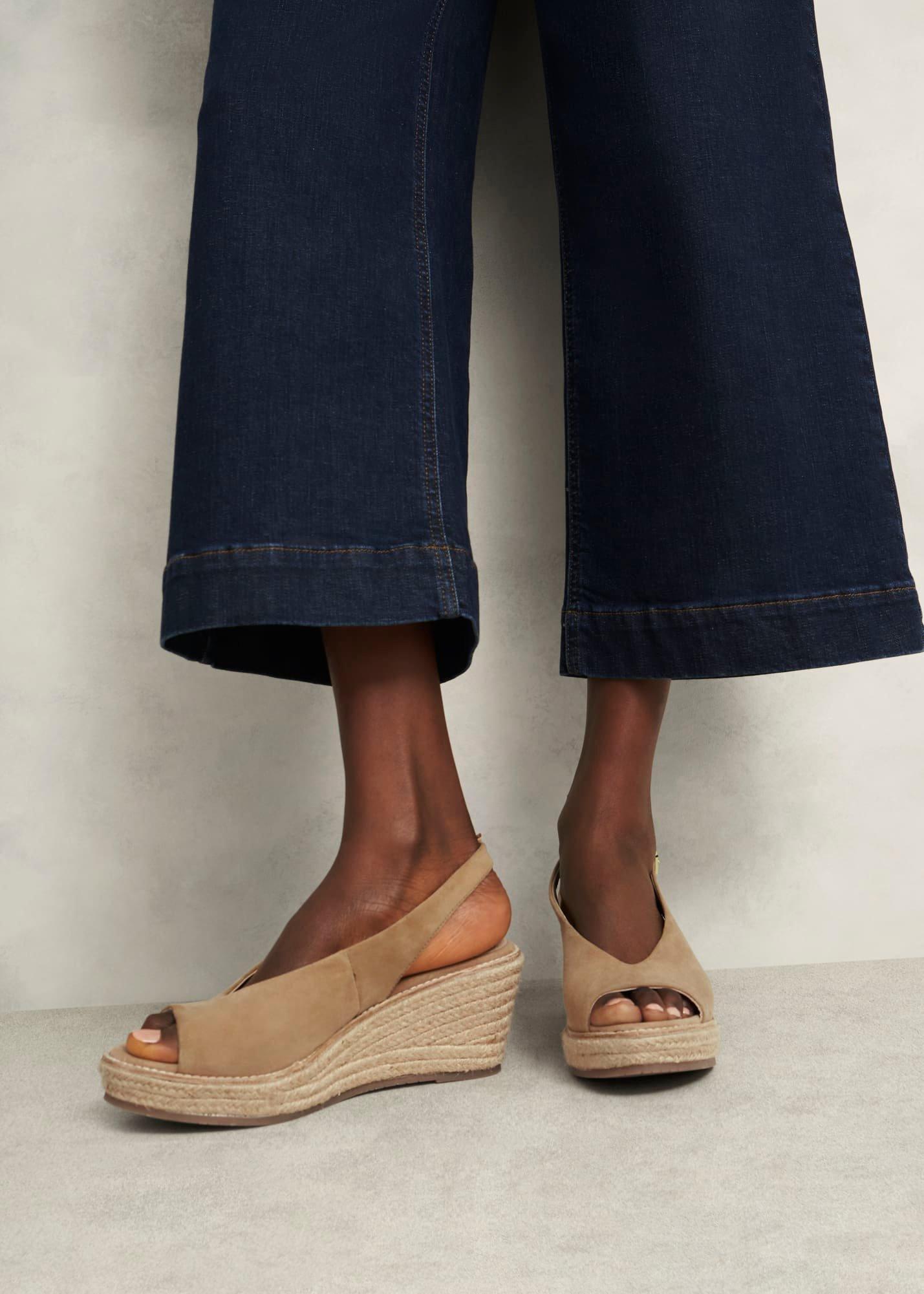 Kali Suede Espadrilles, Light Camel, hi-res