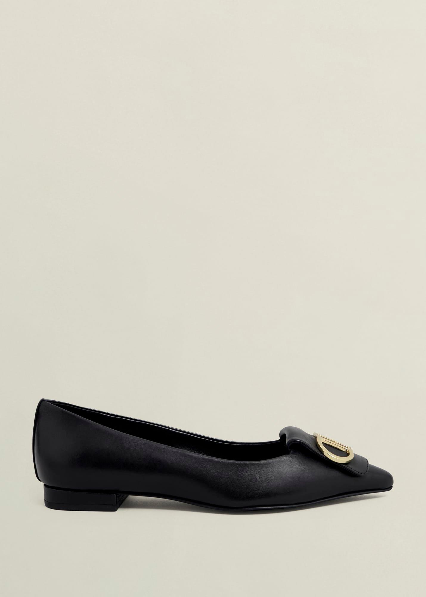 Leah Leather Pointed Flats
