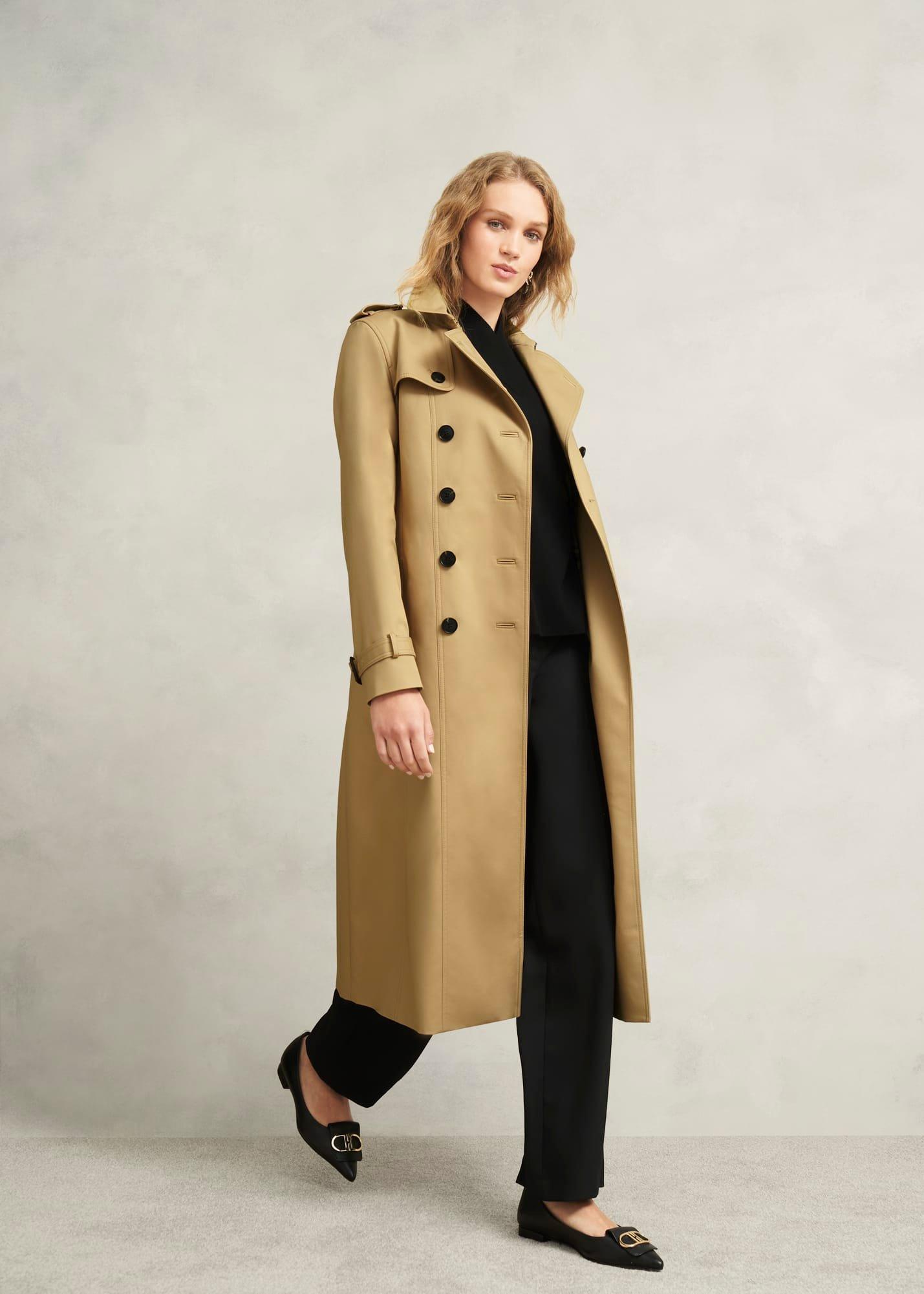 Leah Leather Pointed Flats, Black, hi-res