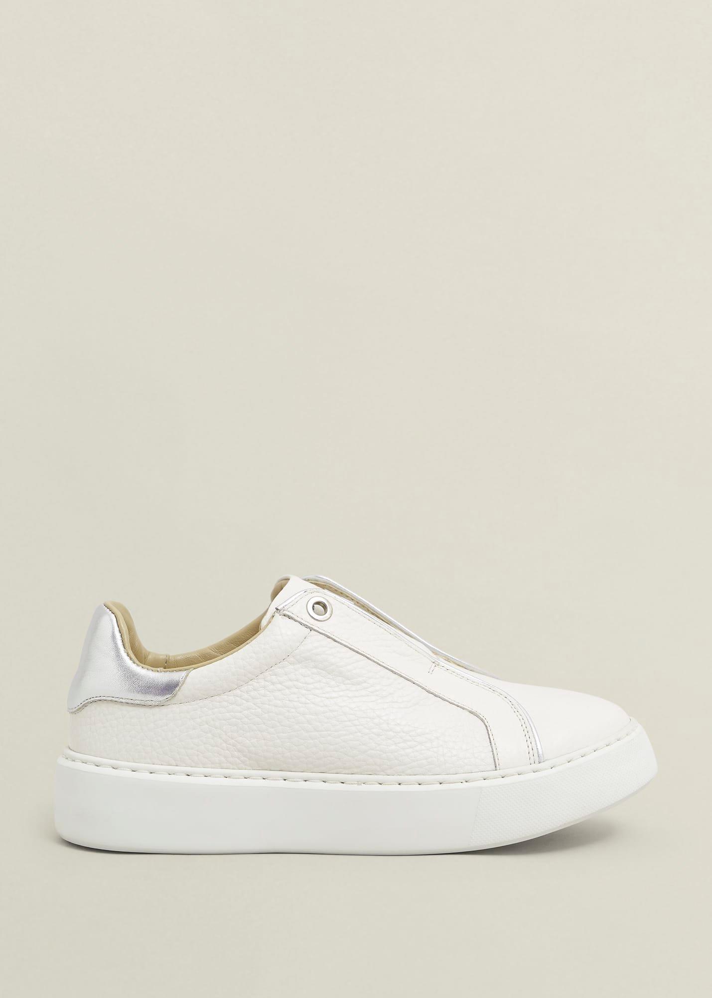 Greta Slip-On Leather Trainers