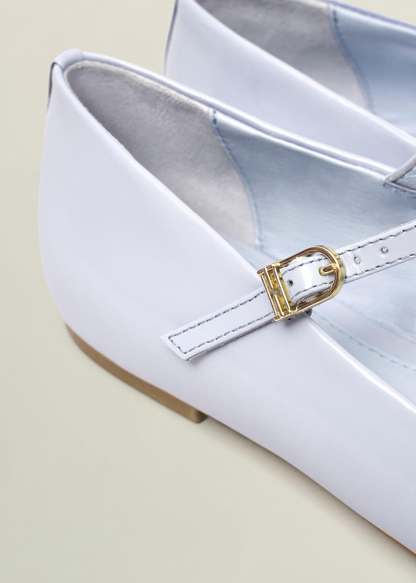 Leather Chrissy Mary Janes, Pale Blue, hi-res