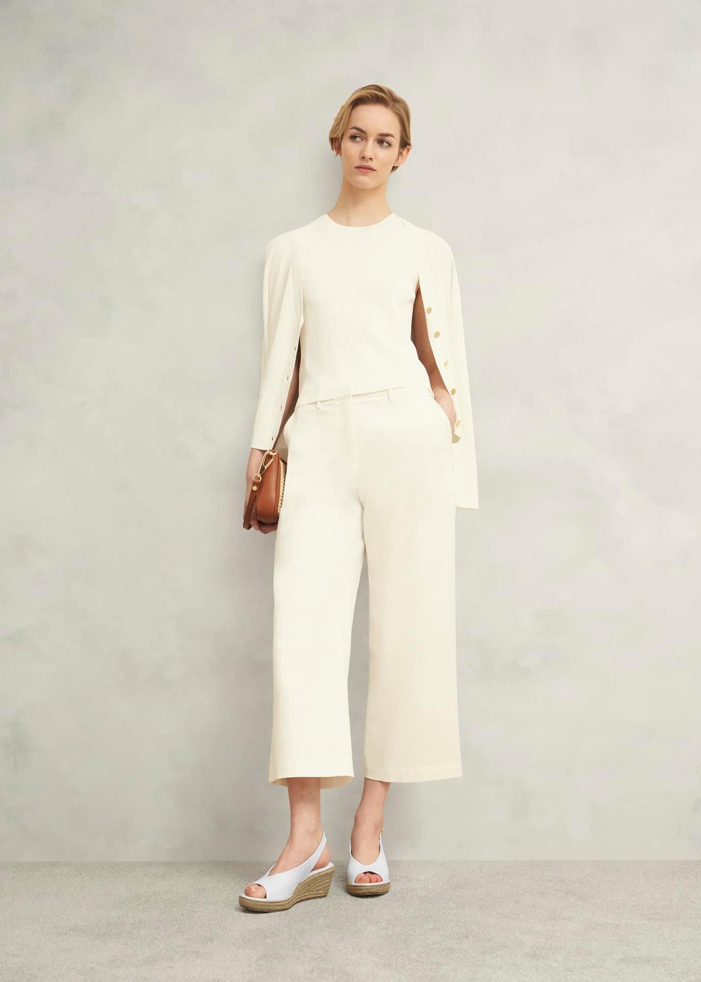 Kali Leather Espadrilles, Ivory, hi-res