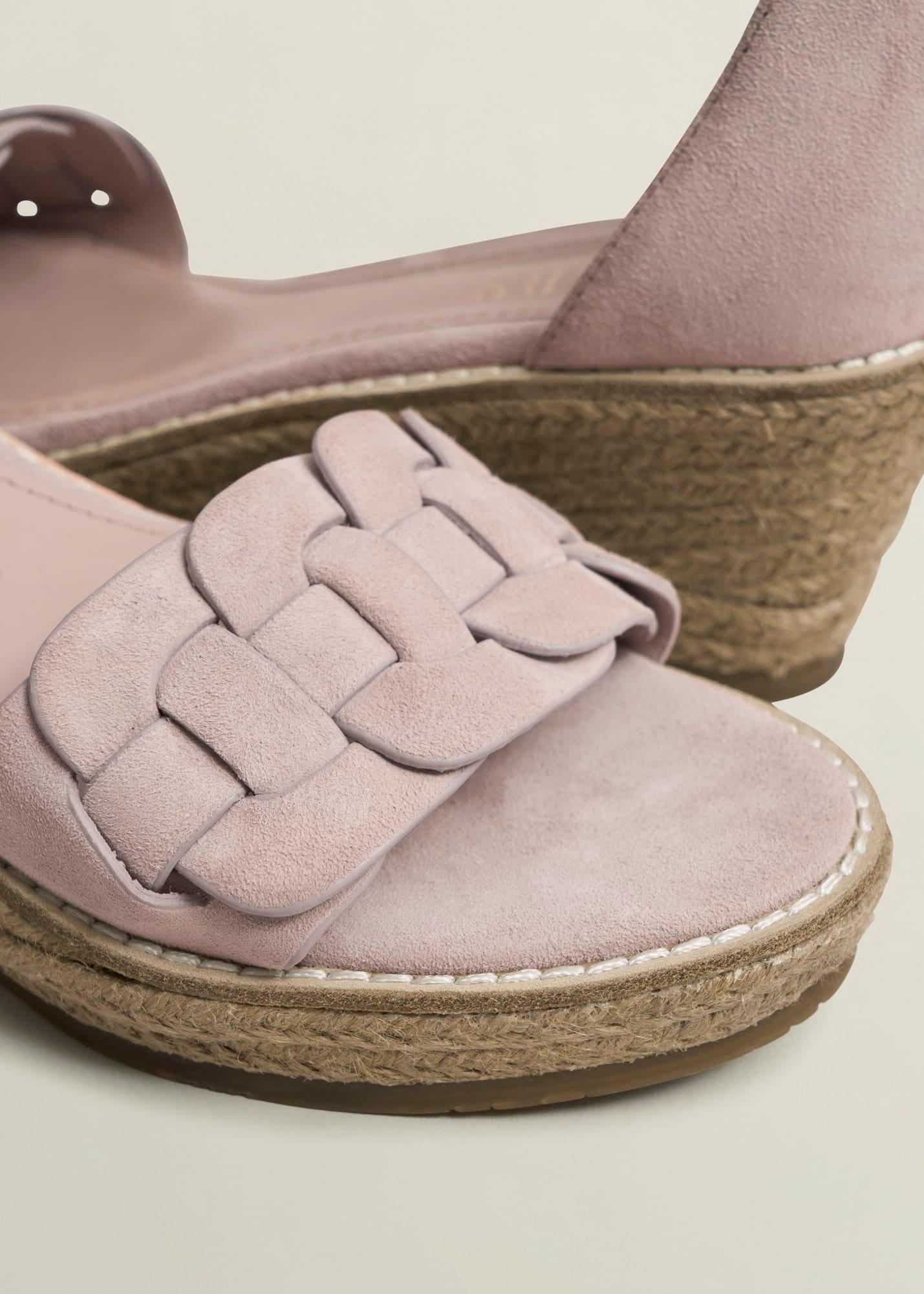 Francis Suede Espadrilles, Blush Pink, hi-res