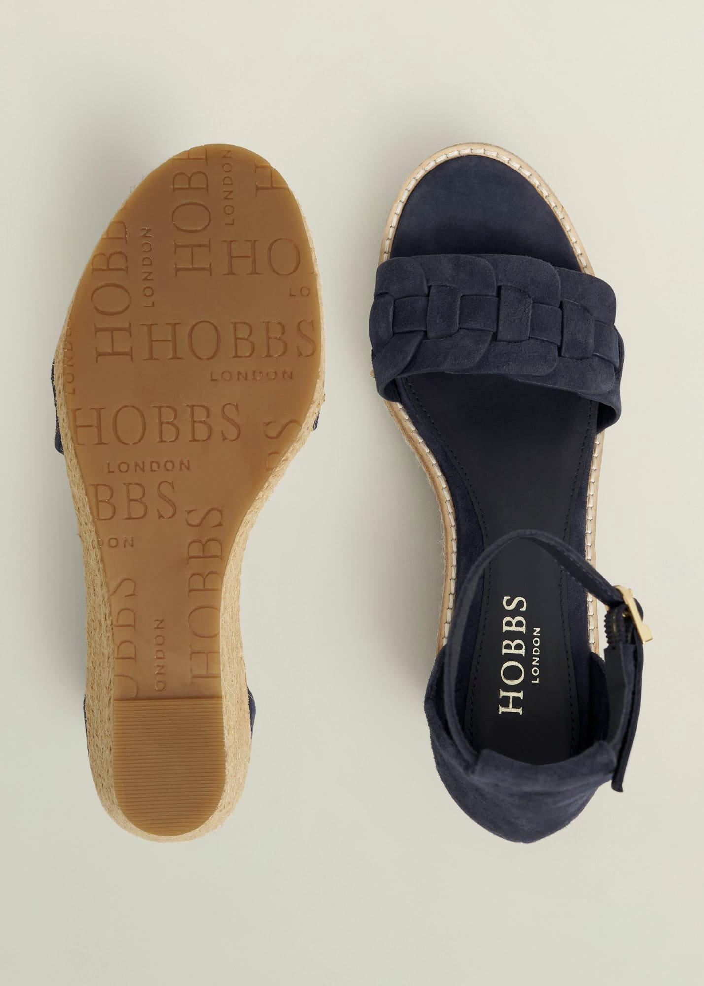 Francis Suede Espadrilles, Hobbs Navy, hi-res