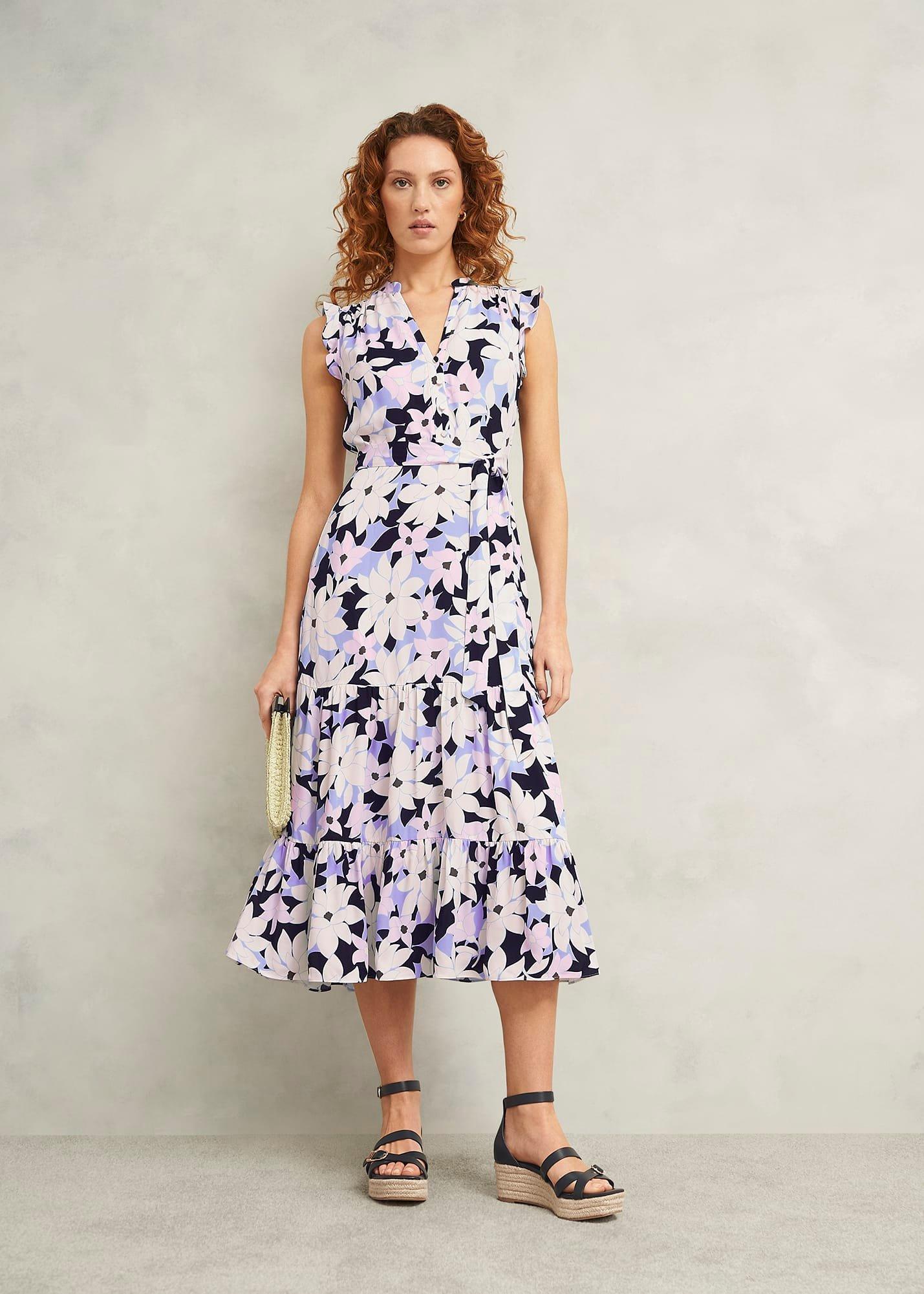 Paloma Leather Espadrilles, Hobbs Navy, hi-res