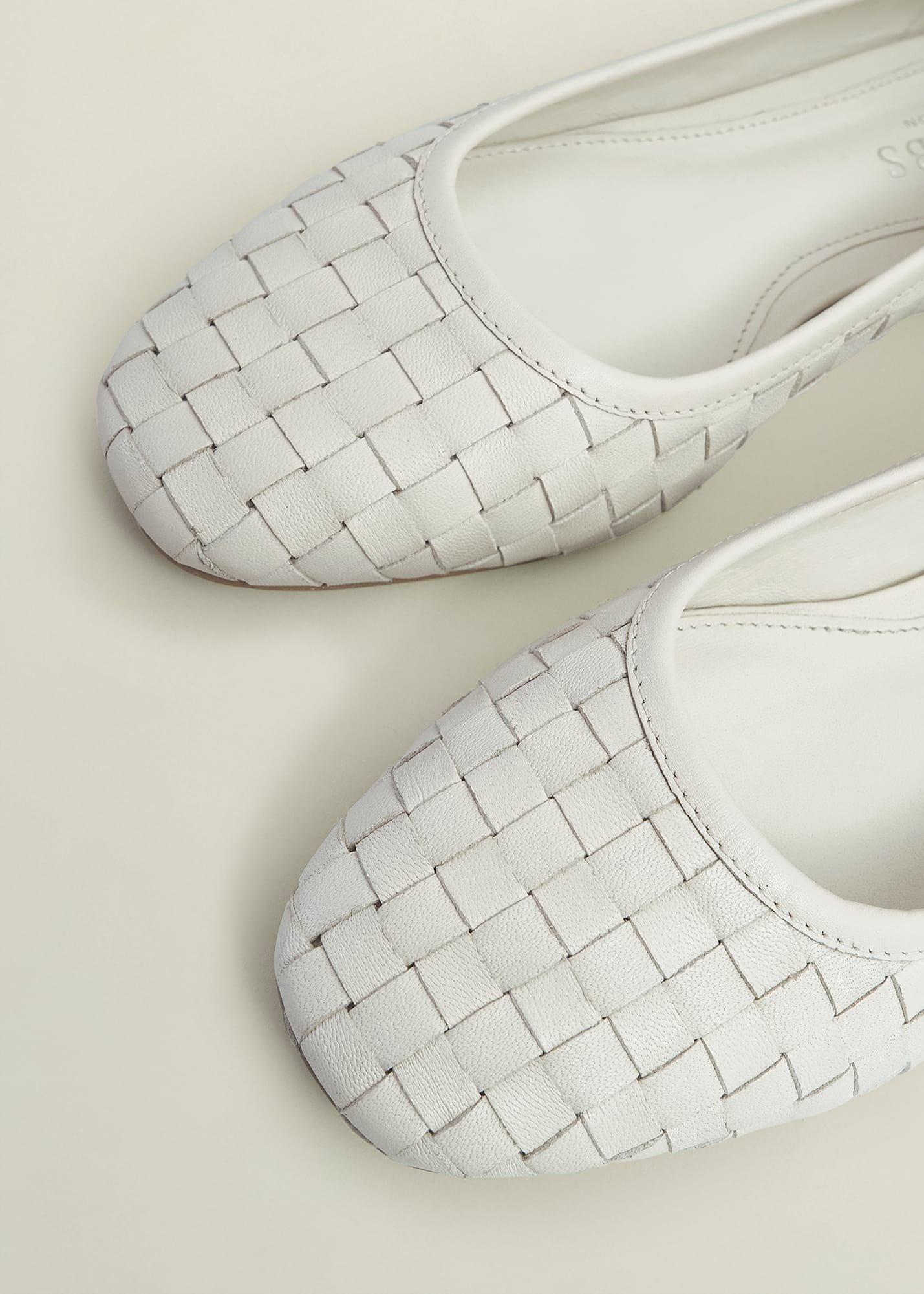 Raina Woven Flats, Chalk Beige, hi-res