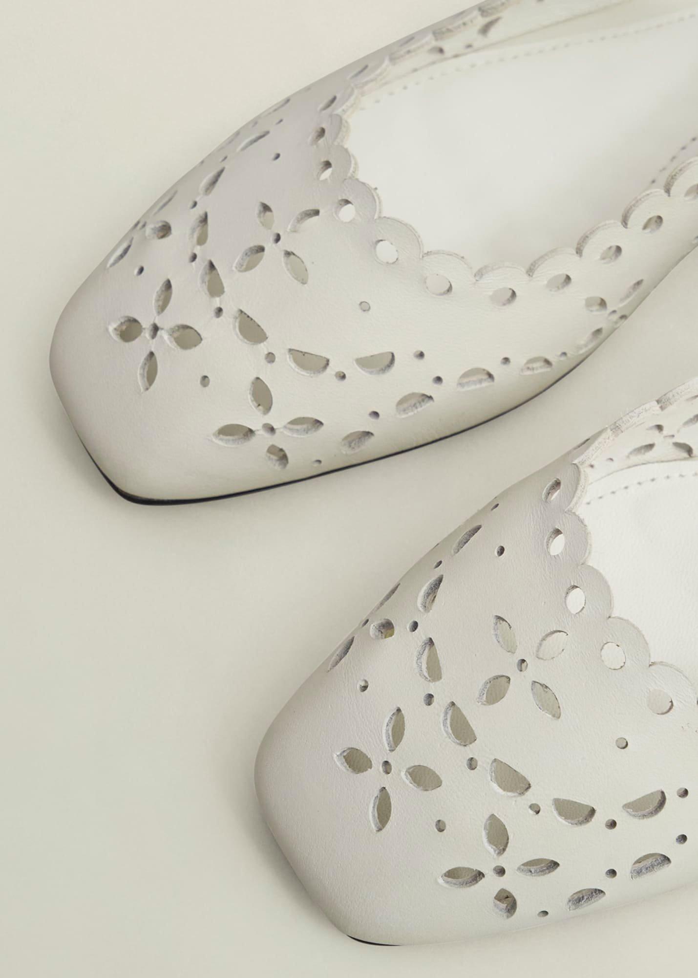 Chrissy Cut Detail Mary Janes, Ivory, hi-res