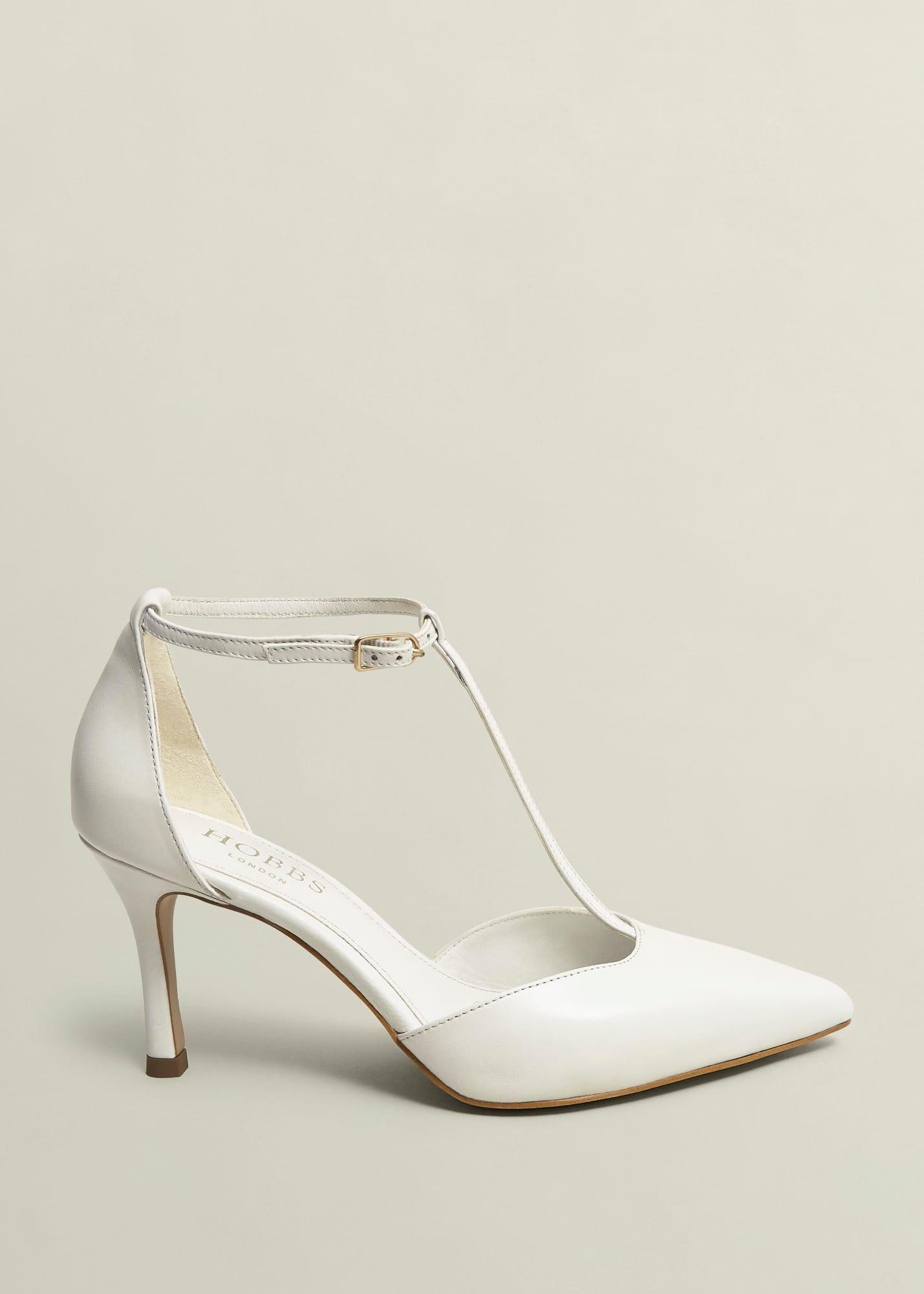 Alice T-Bar Leather Court Shoes