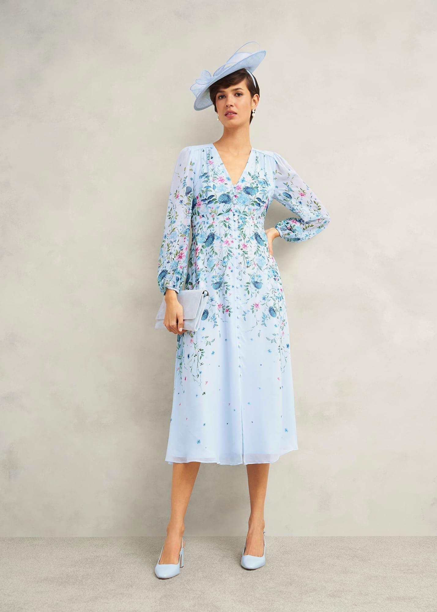 Lily Leather Slingbacks, Pale Blue, hi-res