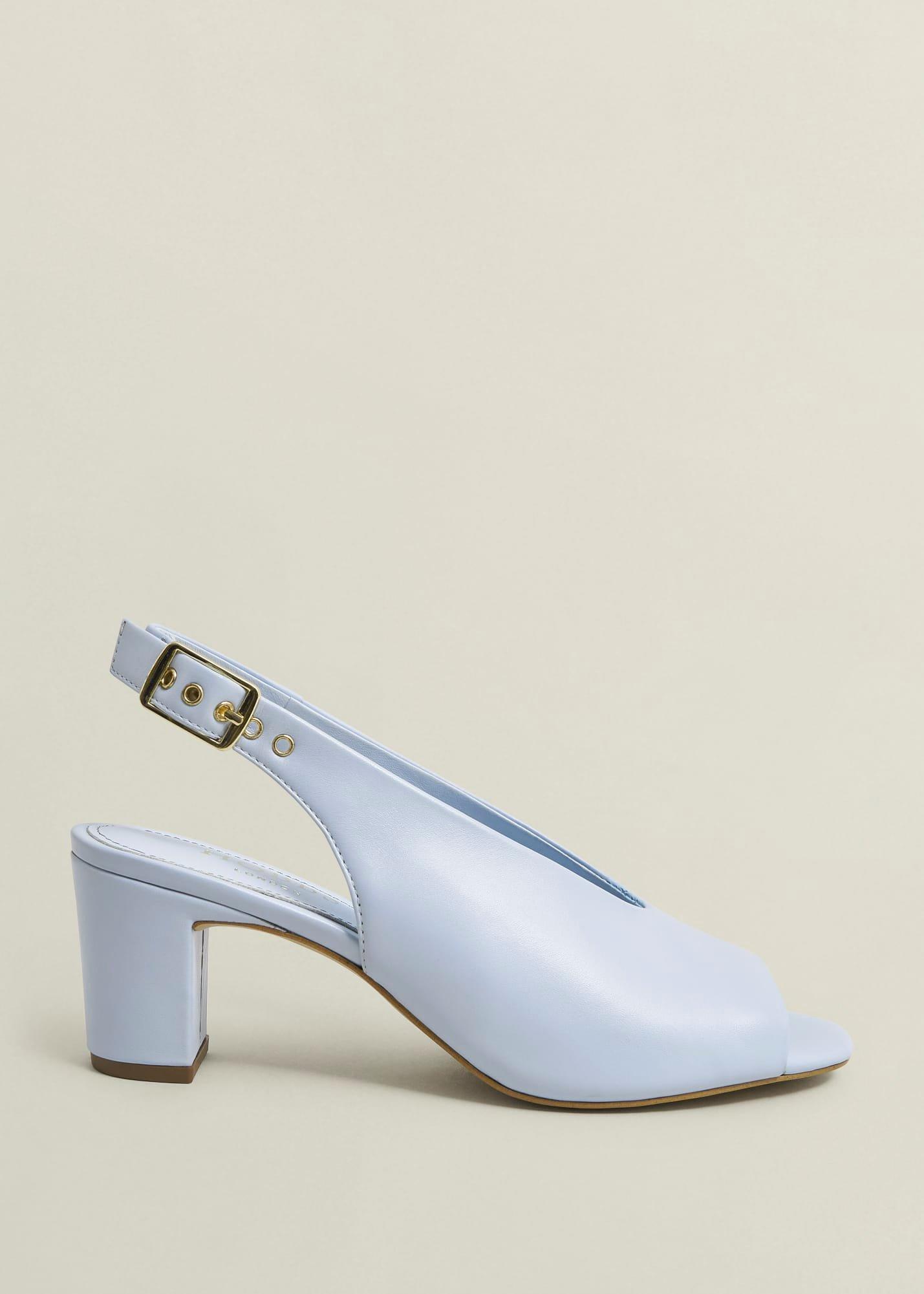 Kali Leather Sandals, Pale Blue, hi-res