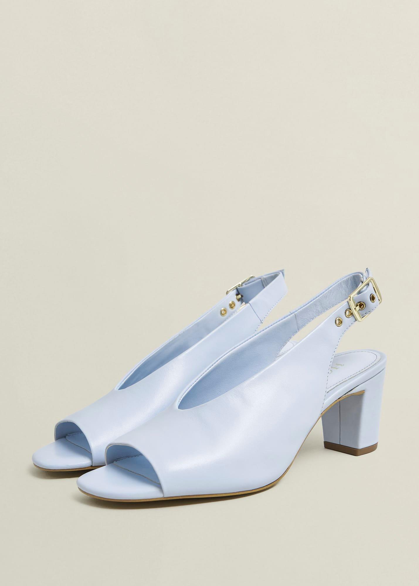 Kali Leather Sandals, Pale Blue, hi-res