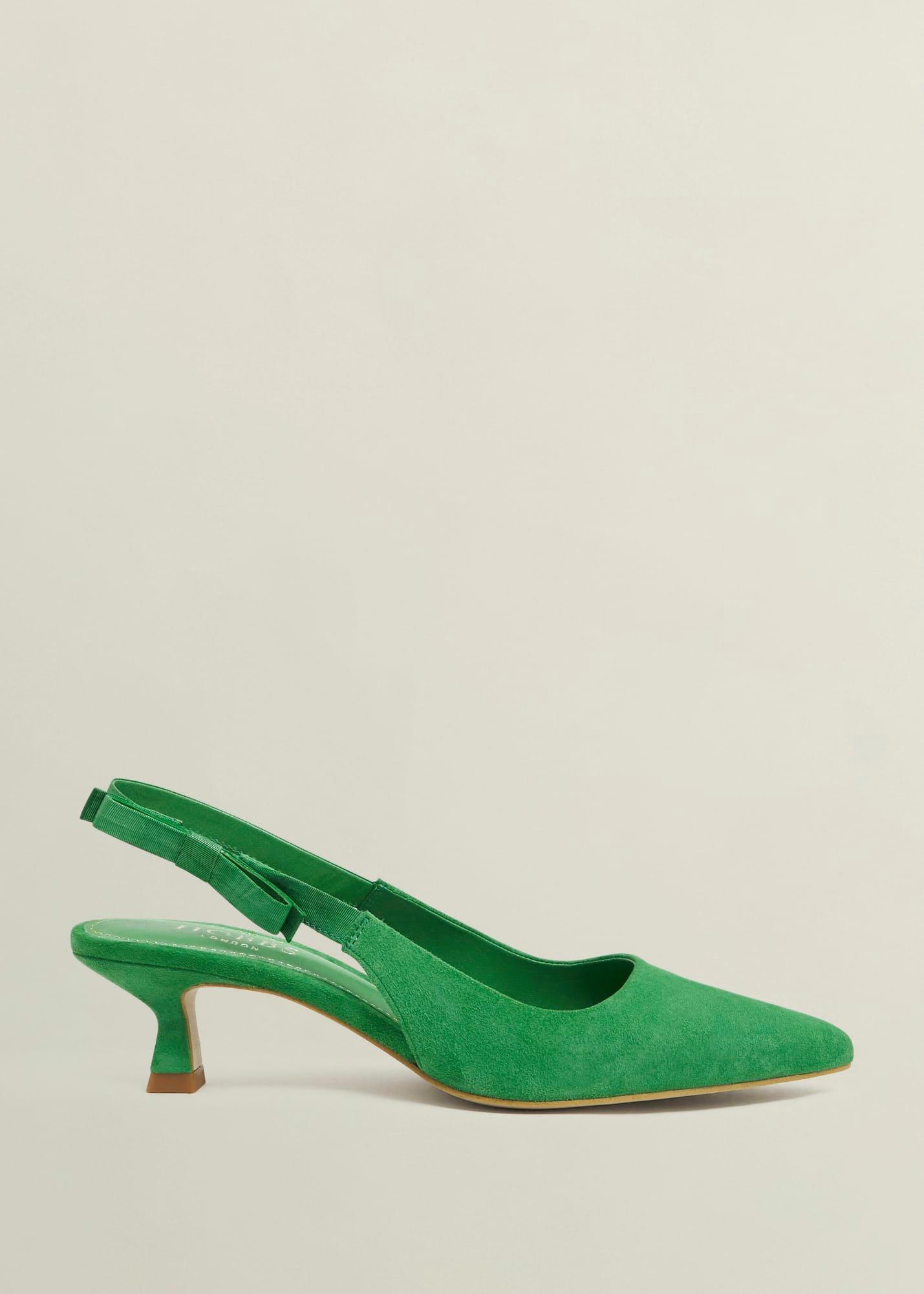 Safia Suede Slingbacks