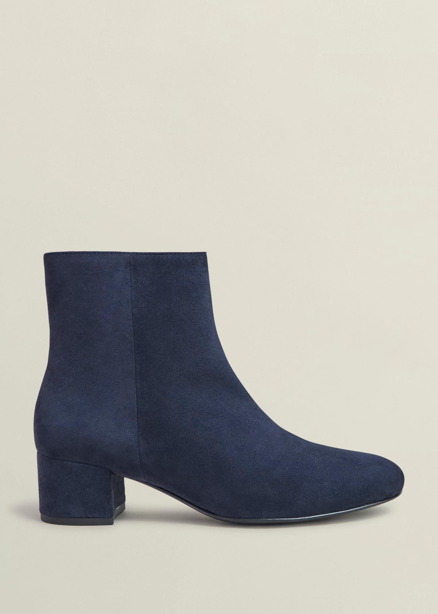 Evelyn Suede Ankle Boots