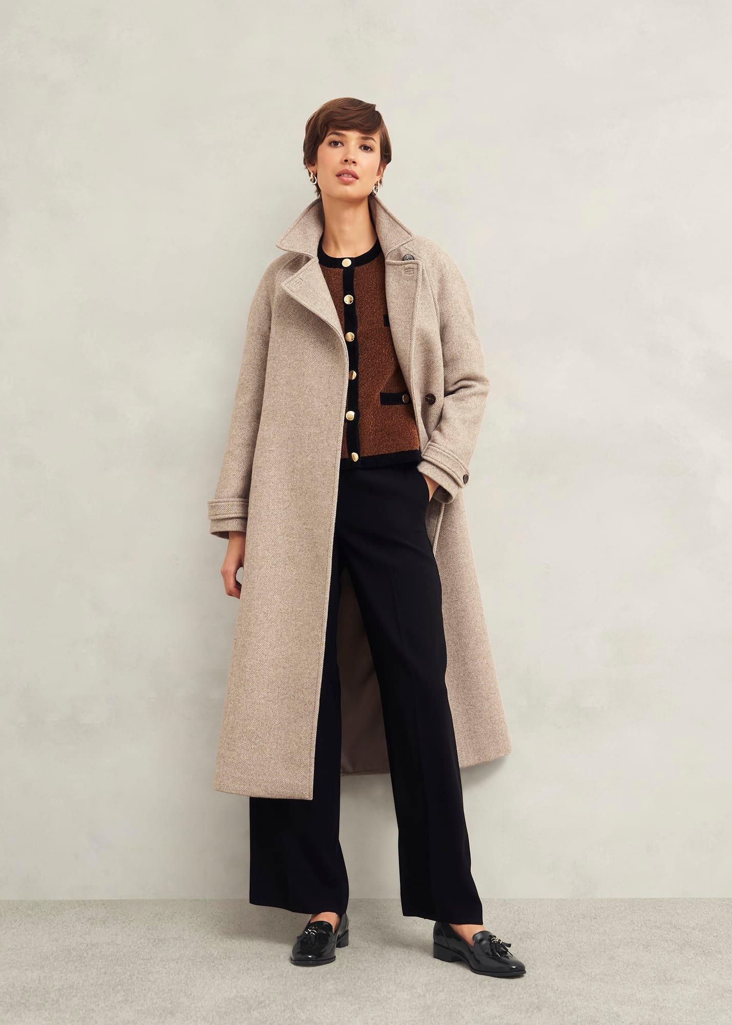 Eleanora Leather Loafers, Black, hi-res