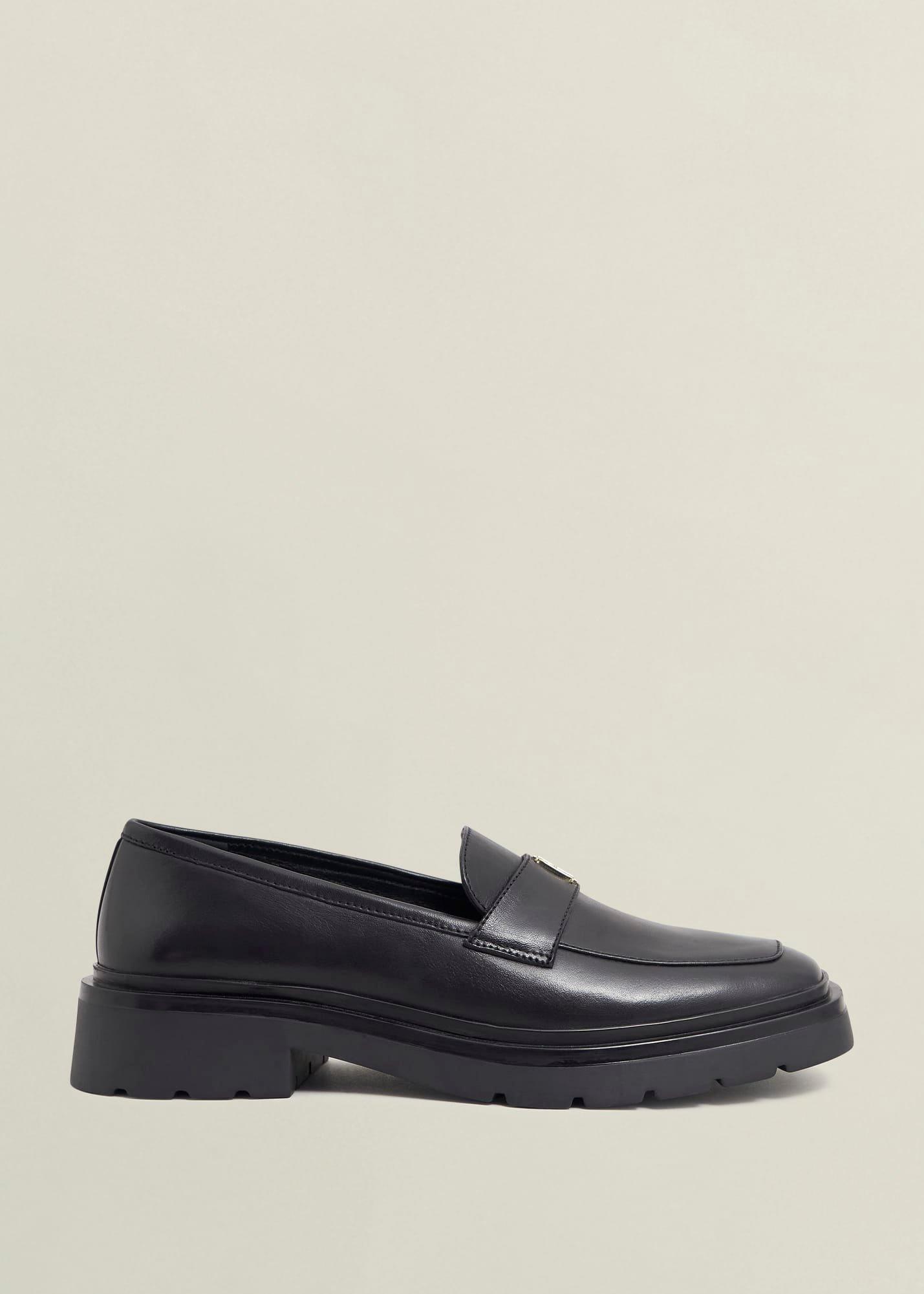 Saige Leather Loafers