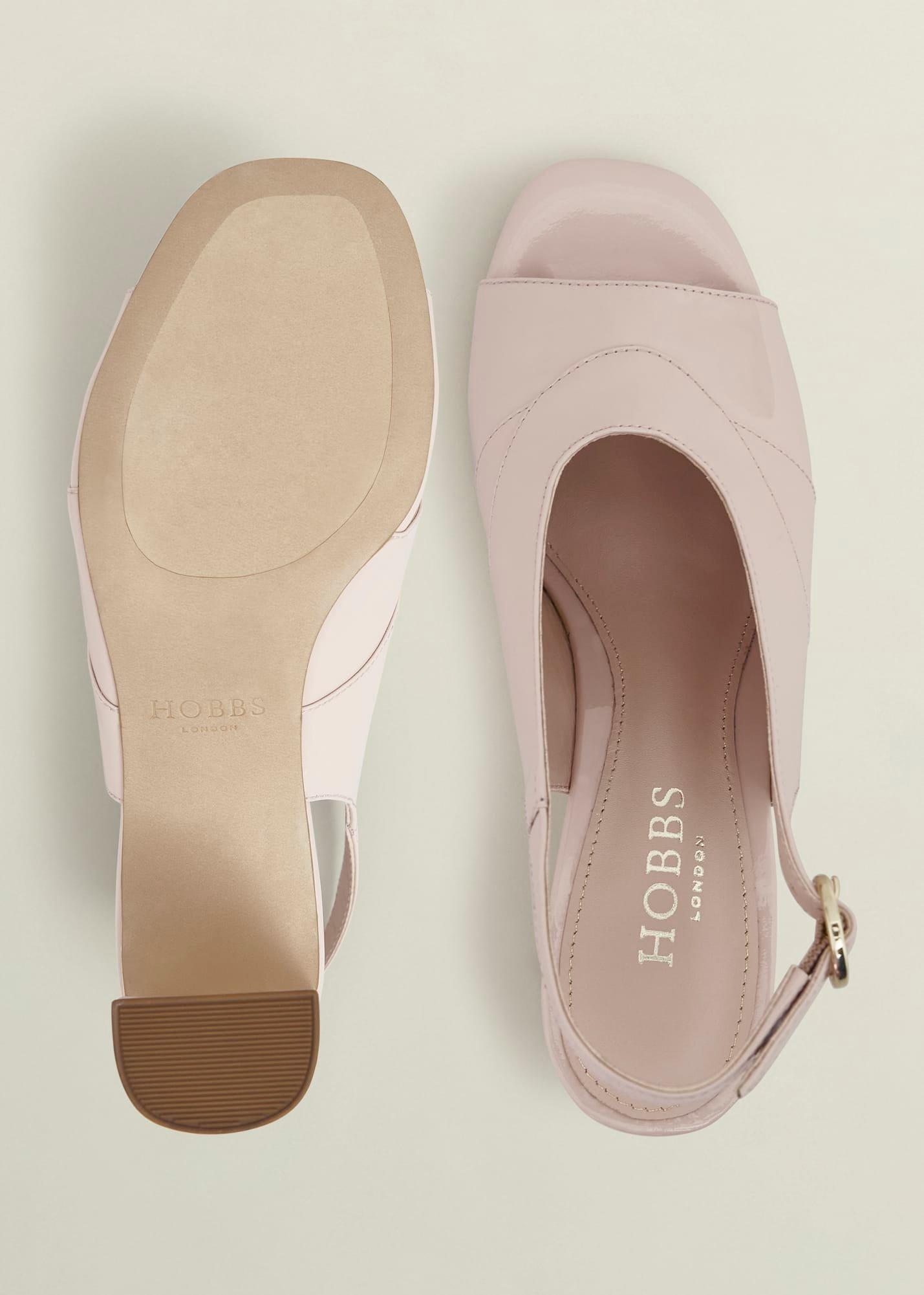 Karina Leather Sandals, Pale Pink, hi-res