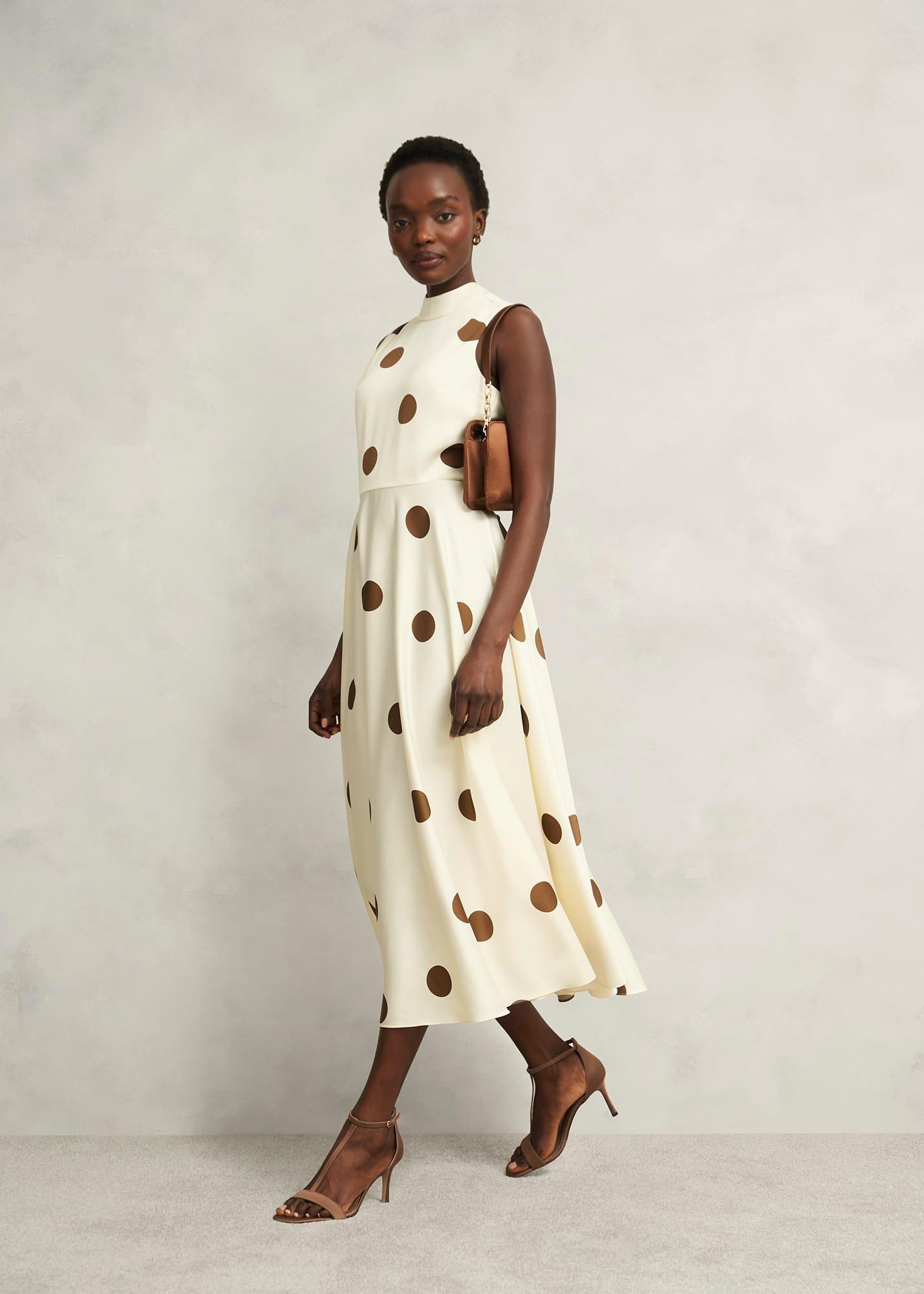 Nadia T-Bar Satin Sandals, Medlar Brown, hi-res