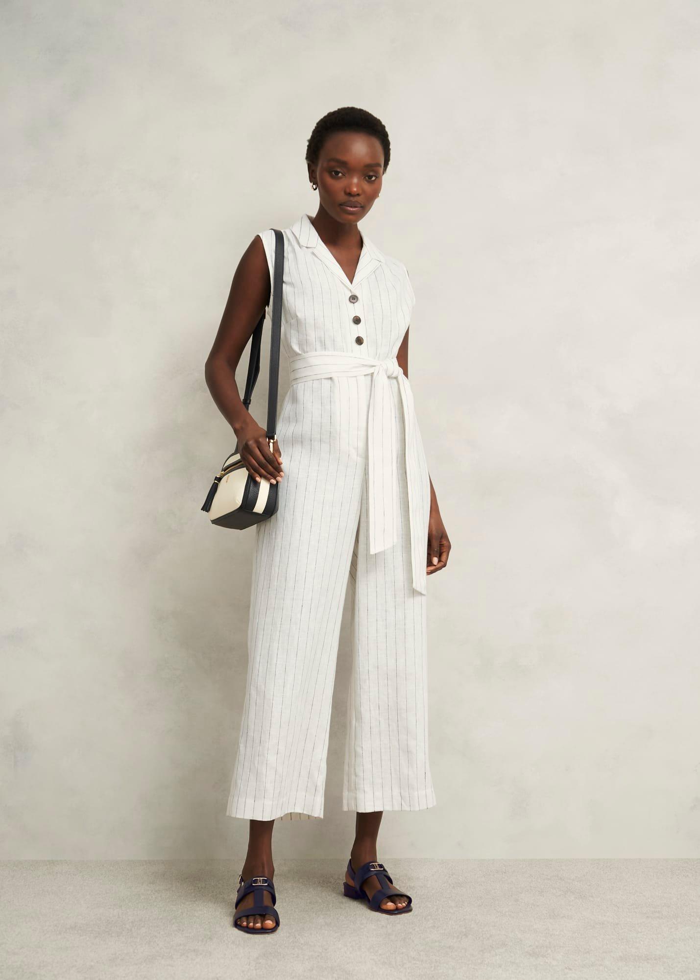 Nyla Leather Sandals, Hobbs Navy, hi-res