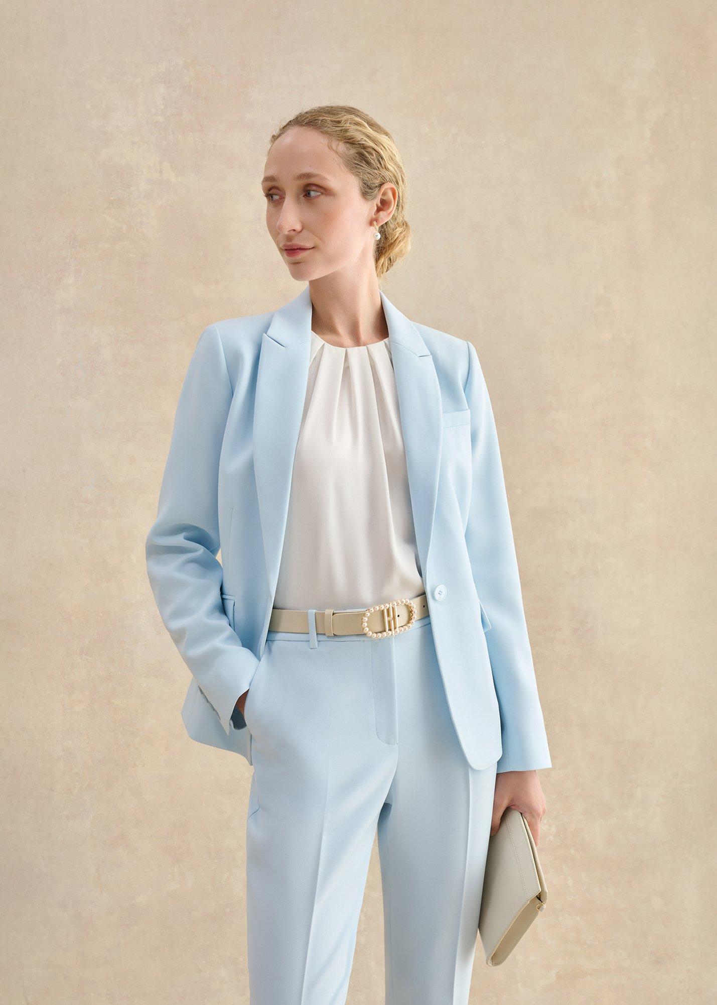 Kiera Pearl Belt, Warm Ivory, hi-res