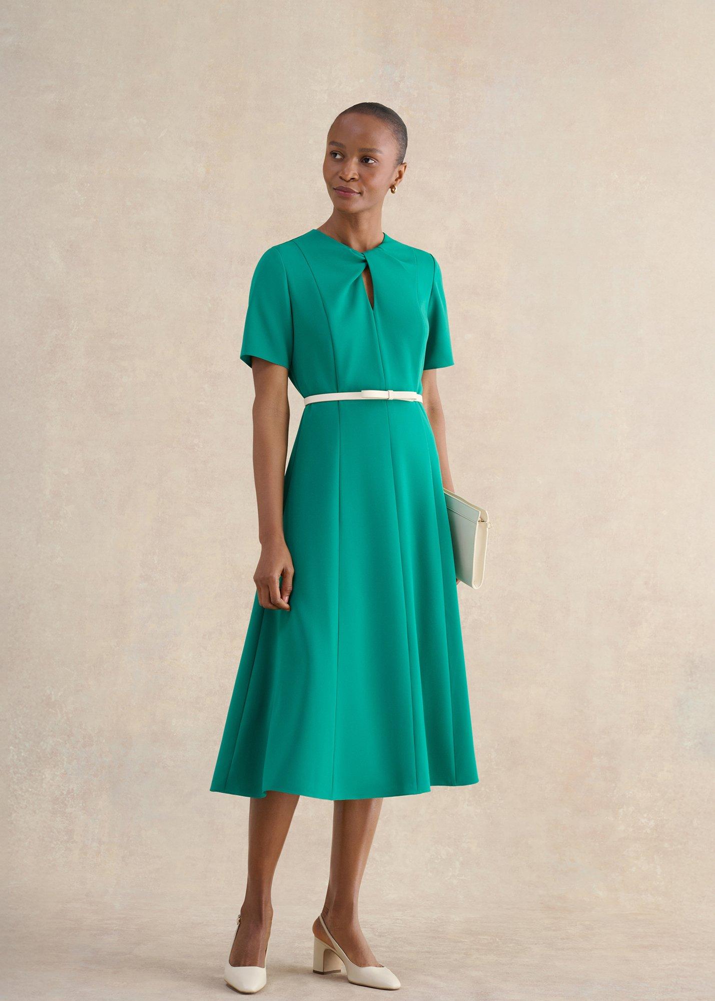 Rosalia Leather Belt, Warm Ivory, hi-res