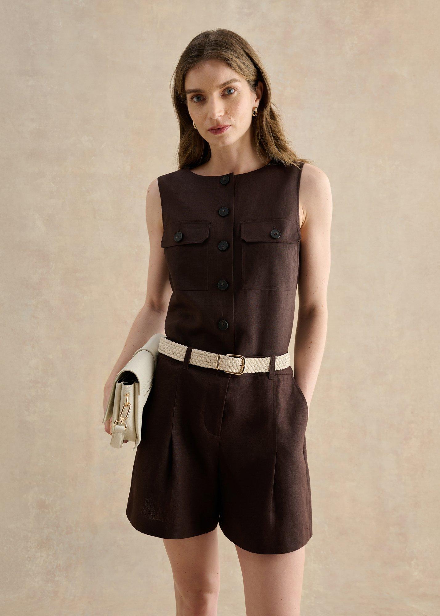 Nima Woven Belt, Warm Ivory, hi-res