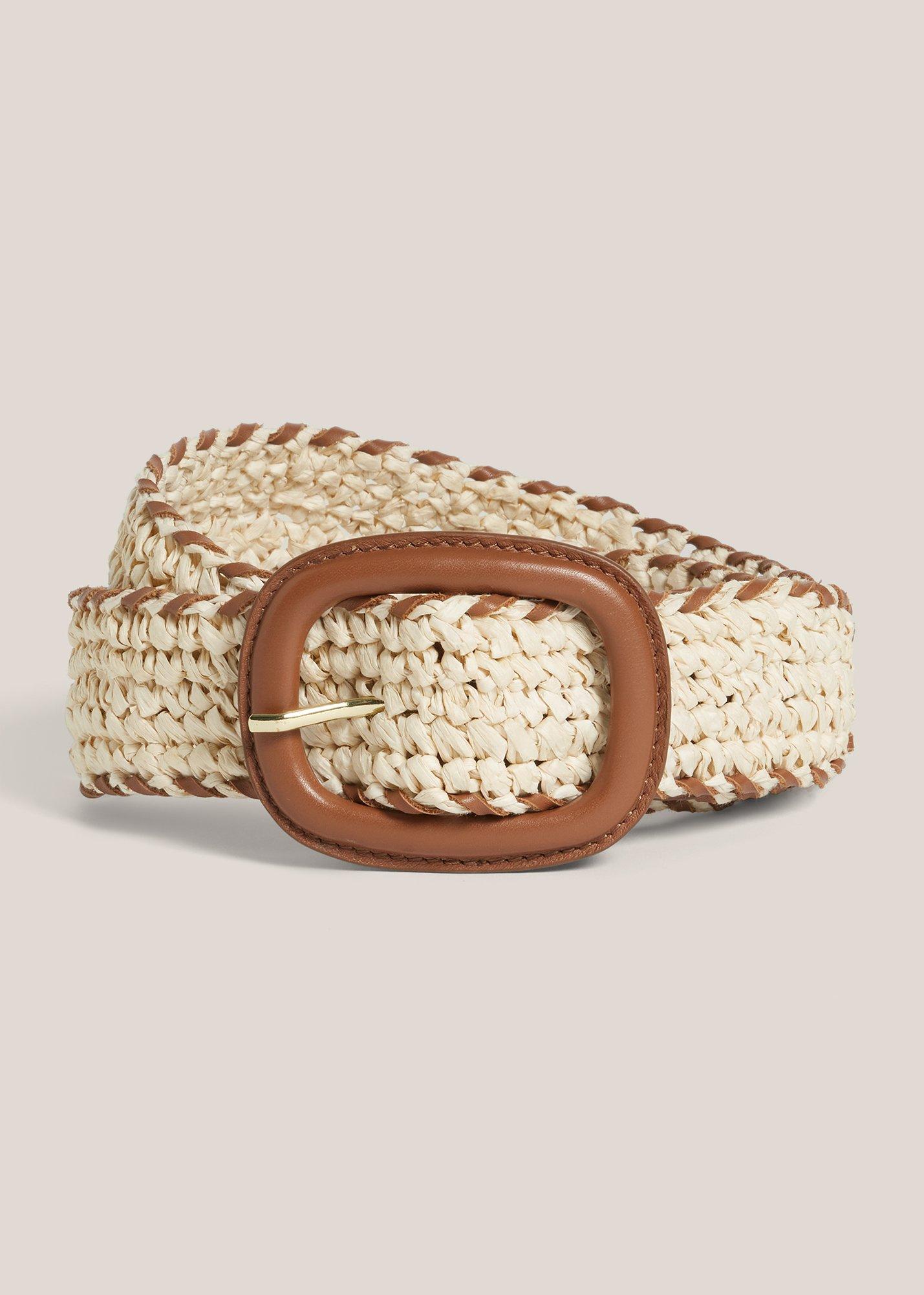 Abbie Raffia Belt