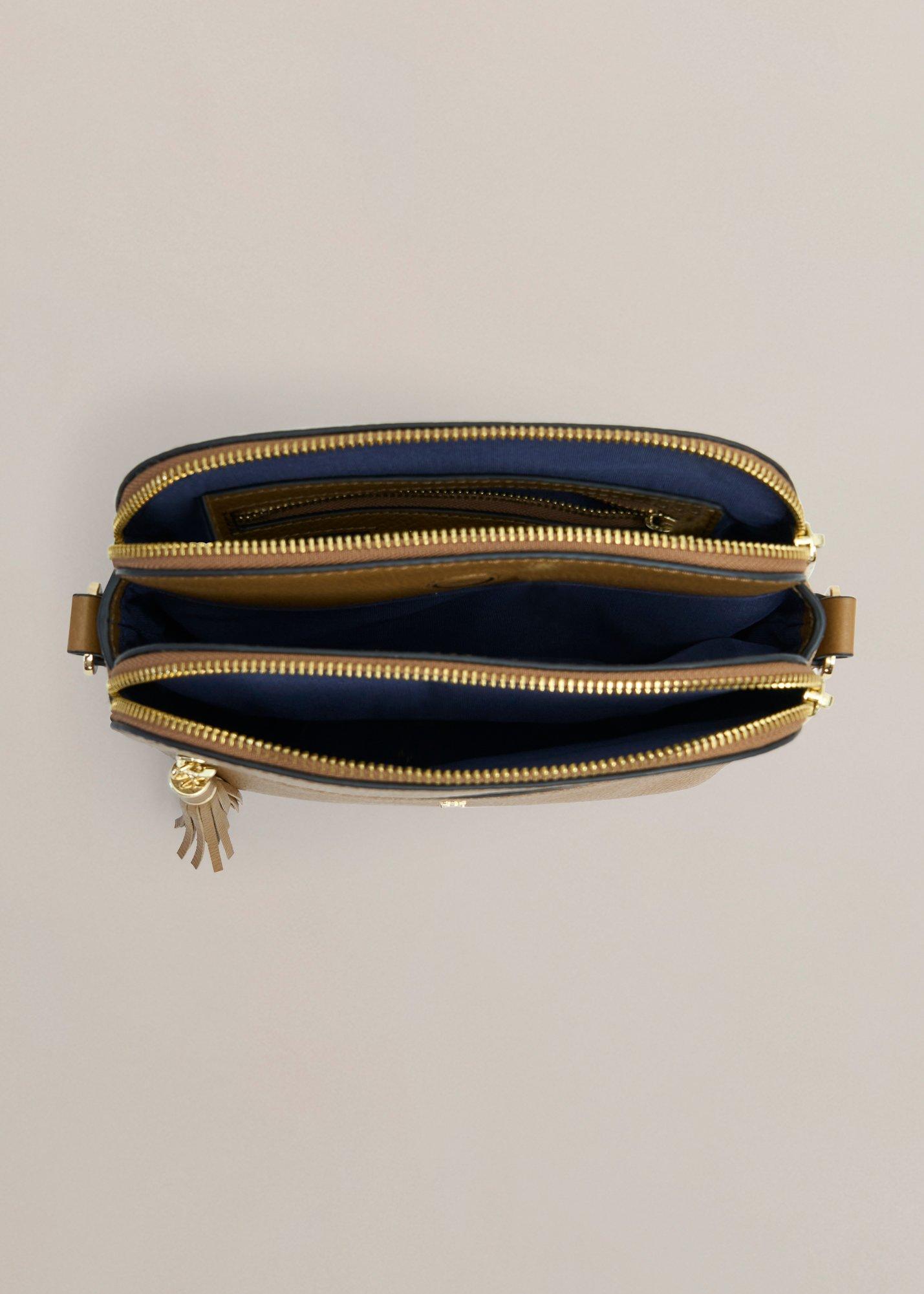 Carlton Crossbody Bag, Tan, hi-res