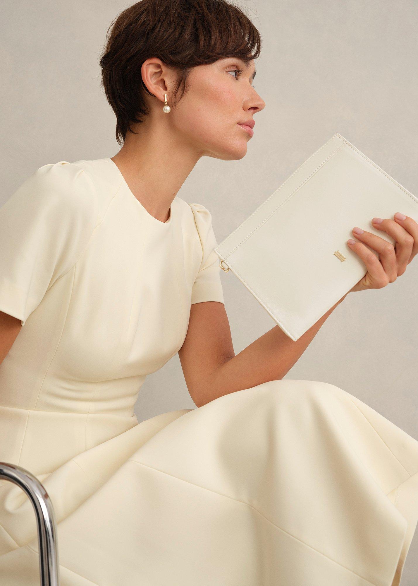 Catherine Wristlet, Warm Ivory, hi-res