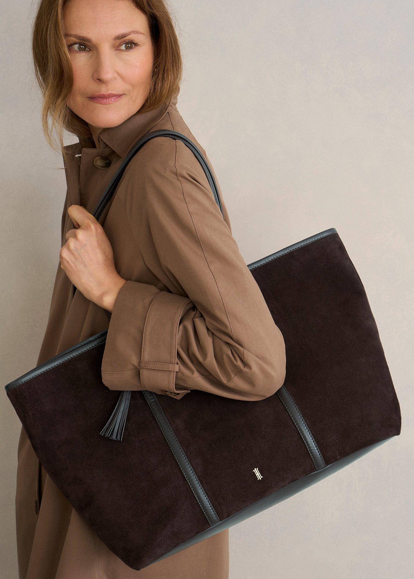 Kyra Tote Bag, Chocolate Brown, hi-res