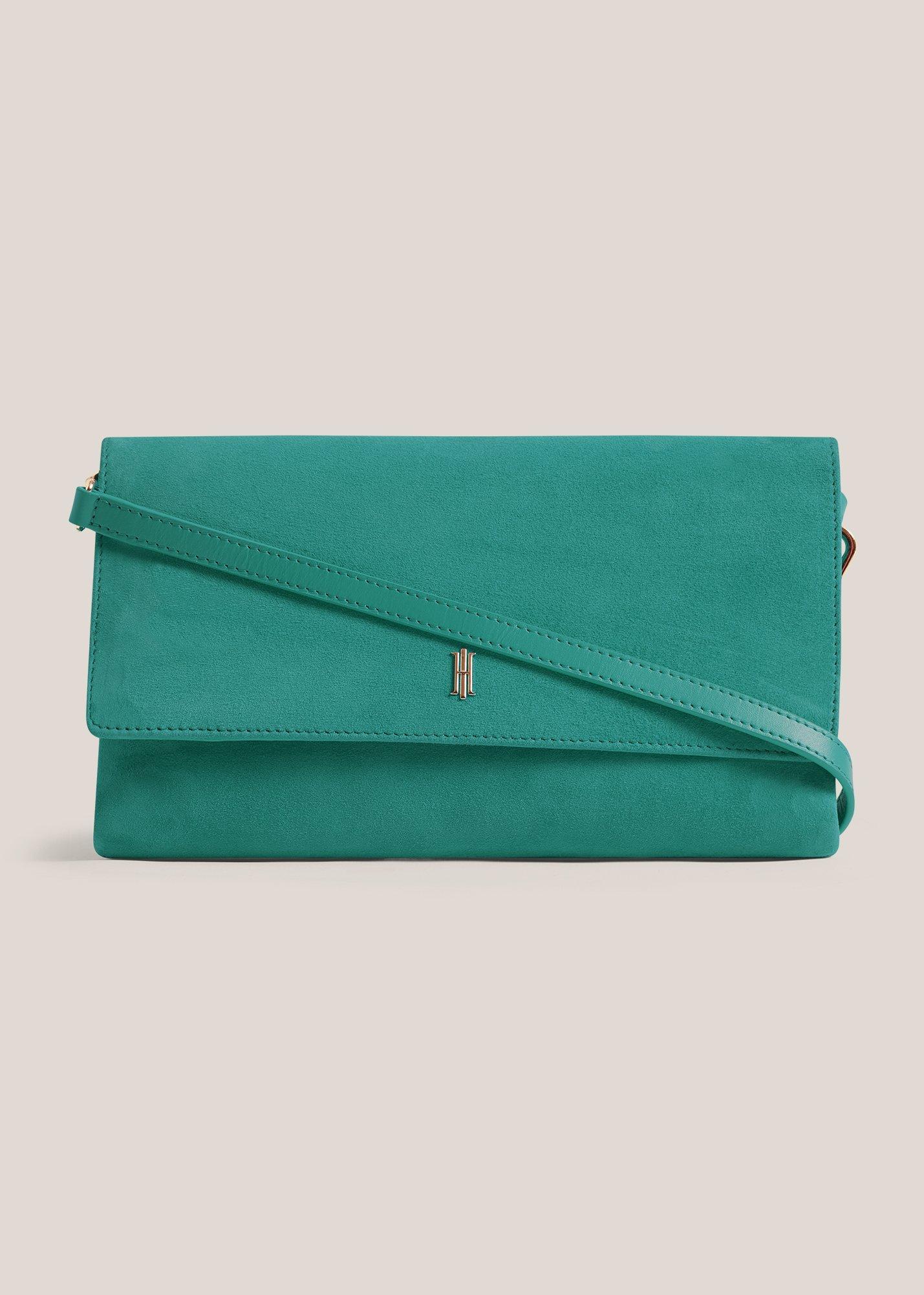 Ashley Suede Clutch