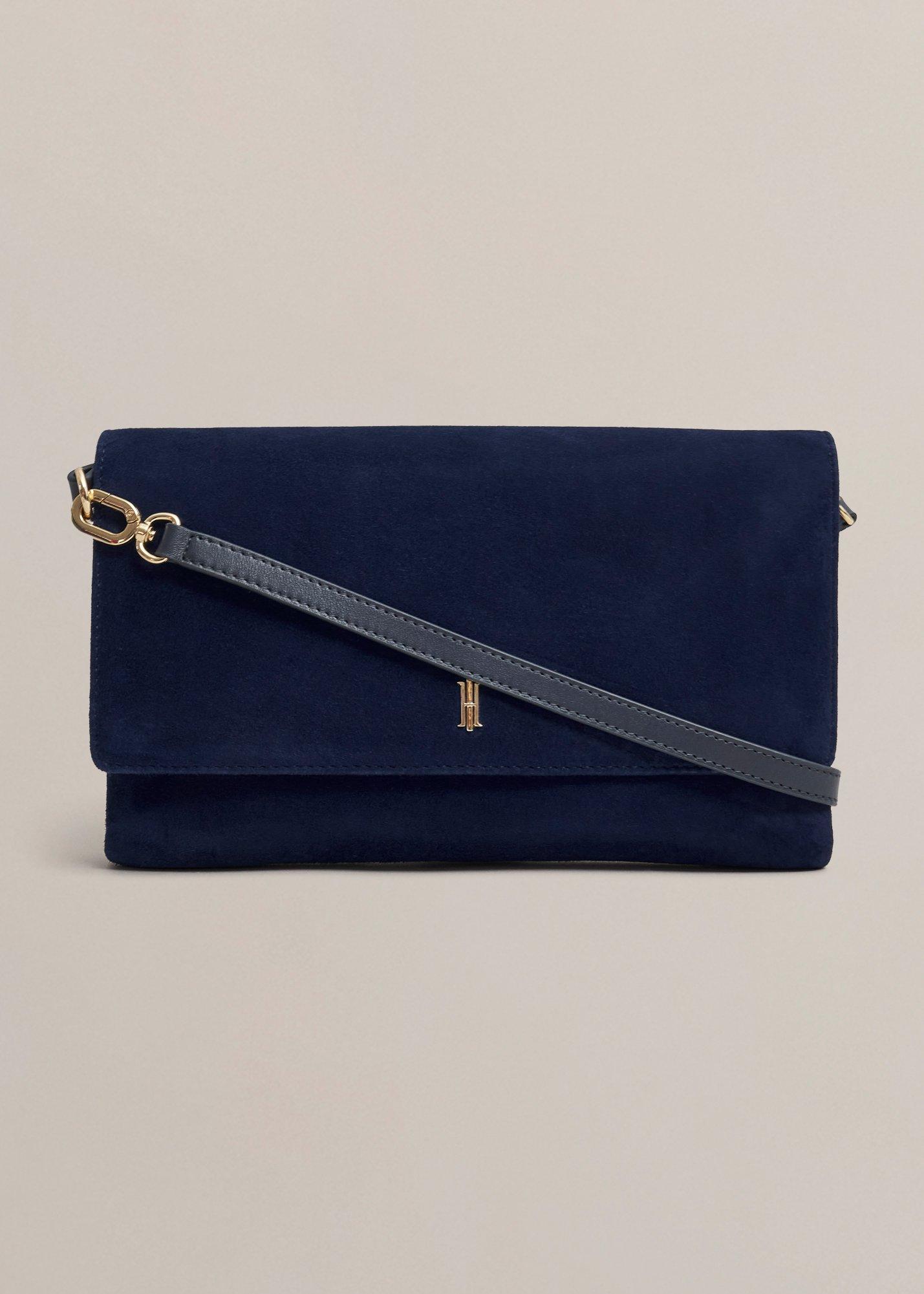 Ashley Suede Clutch