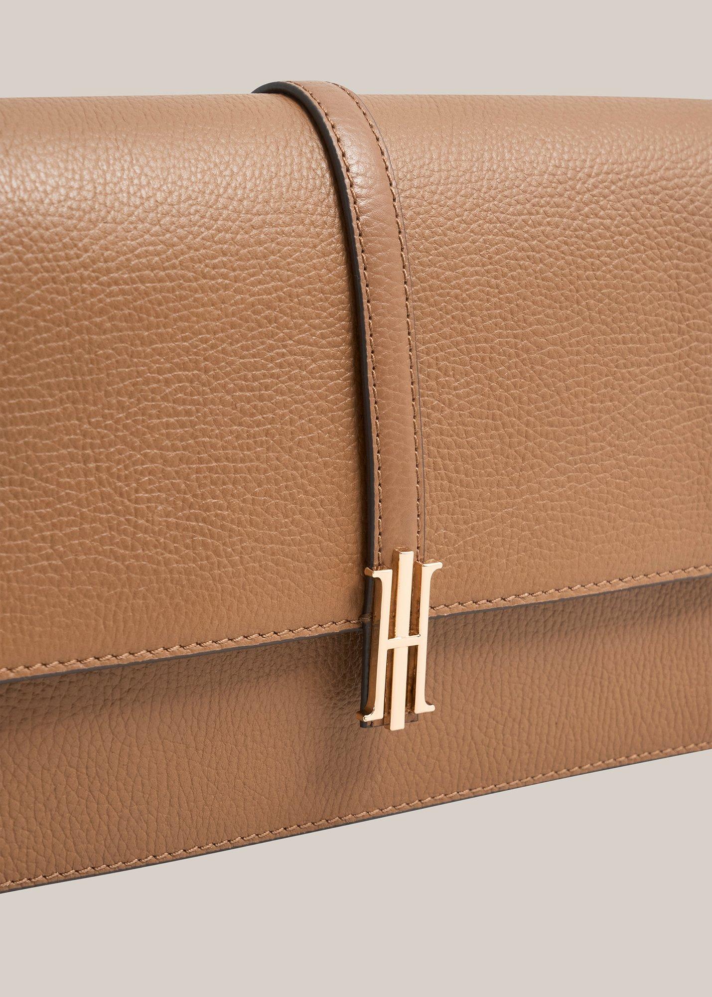 Cassidy Leather Crossbody Bag, Tan, hi-res